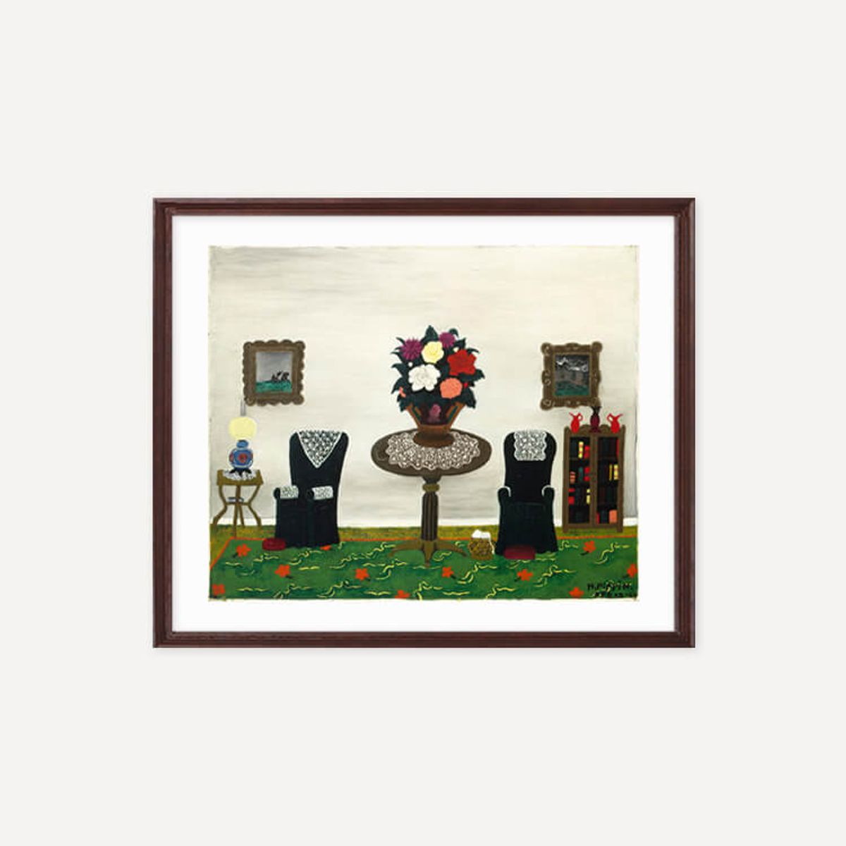 그릿시즌(GREET SEASON) 호레이스 피핀 Victorian Interior II, 1945 (액자 포함)