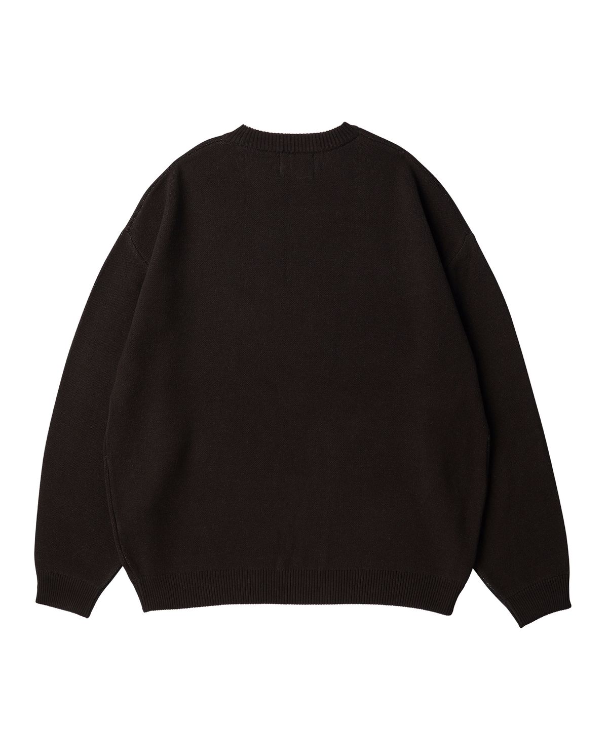 엑서사이즈(EXERCISE) RUNNER PUZZLE PIECE JACQUARD KNIT_BLACK