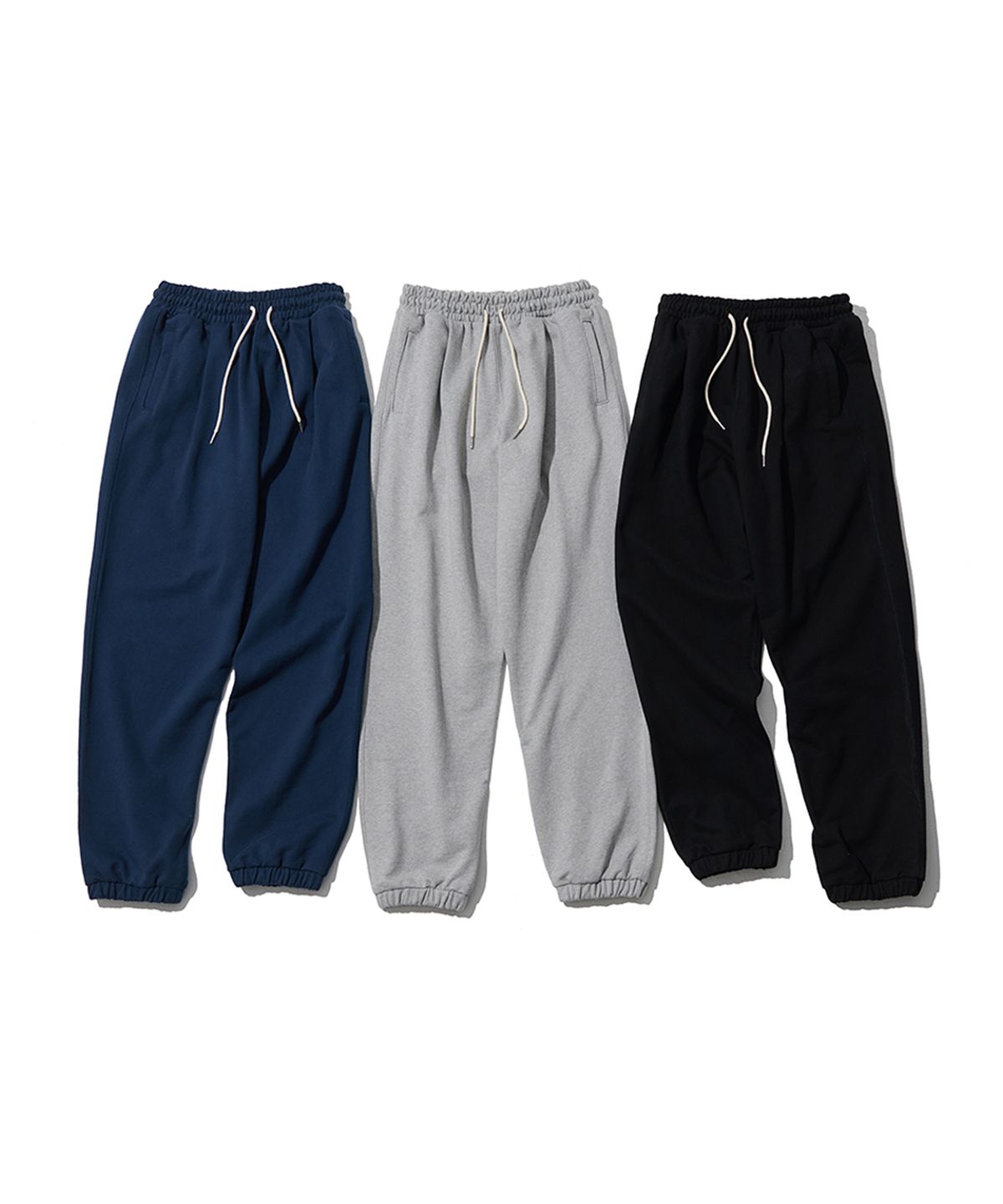 라모랭(RAMOLIN) 1-Tuck Sweatpants Navy