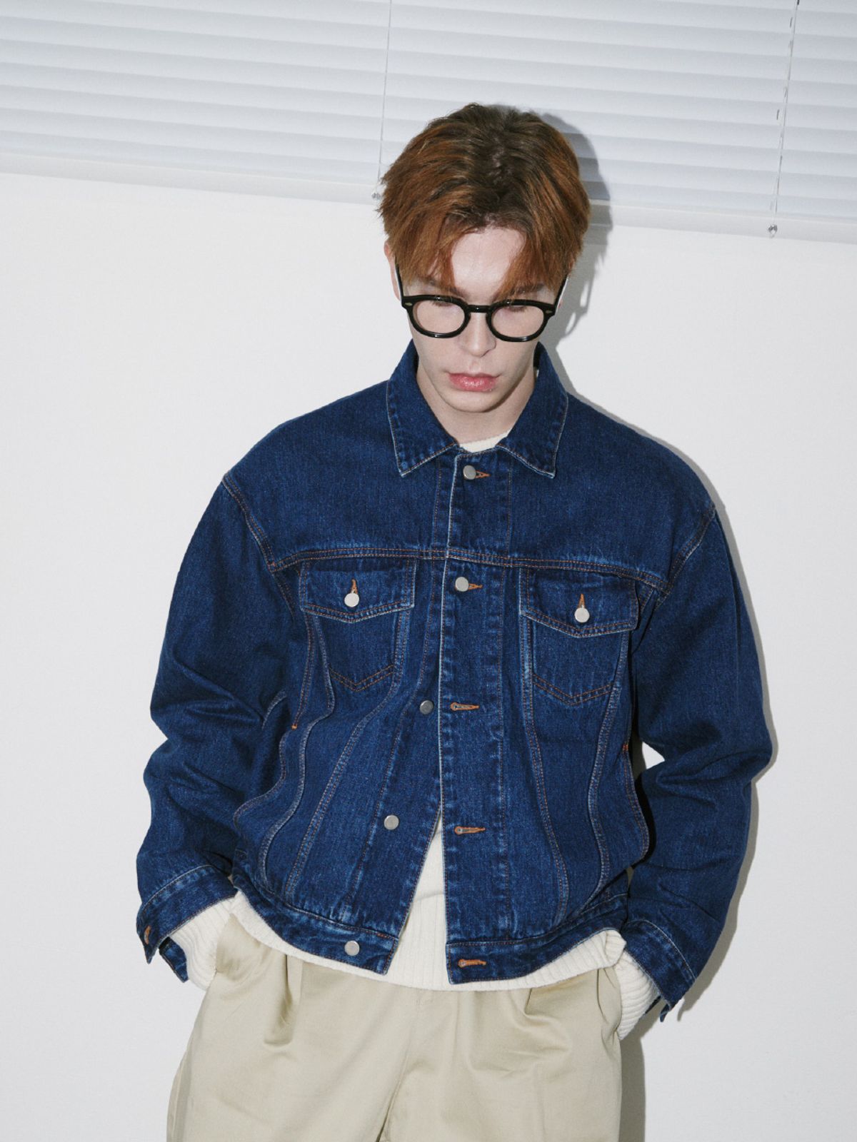 스튜(STHU) Blue Denim Trucker Jacket