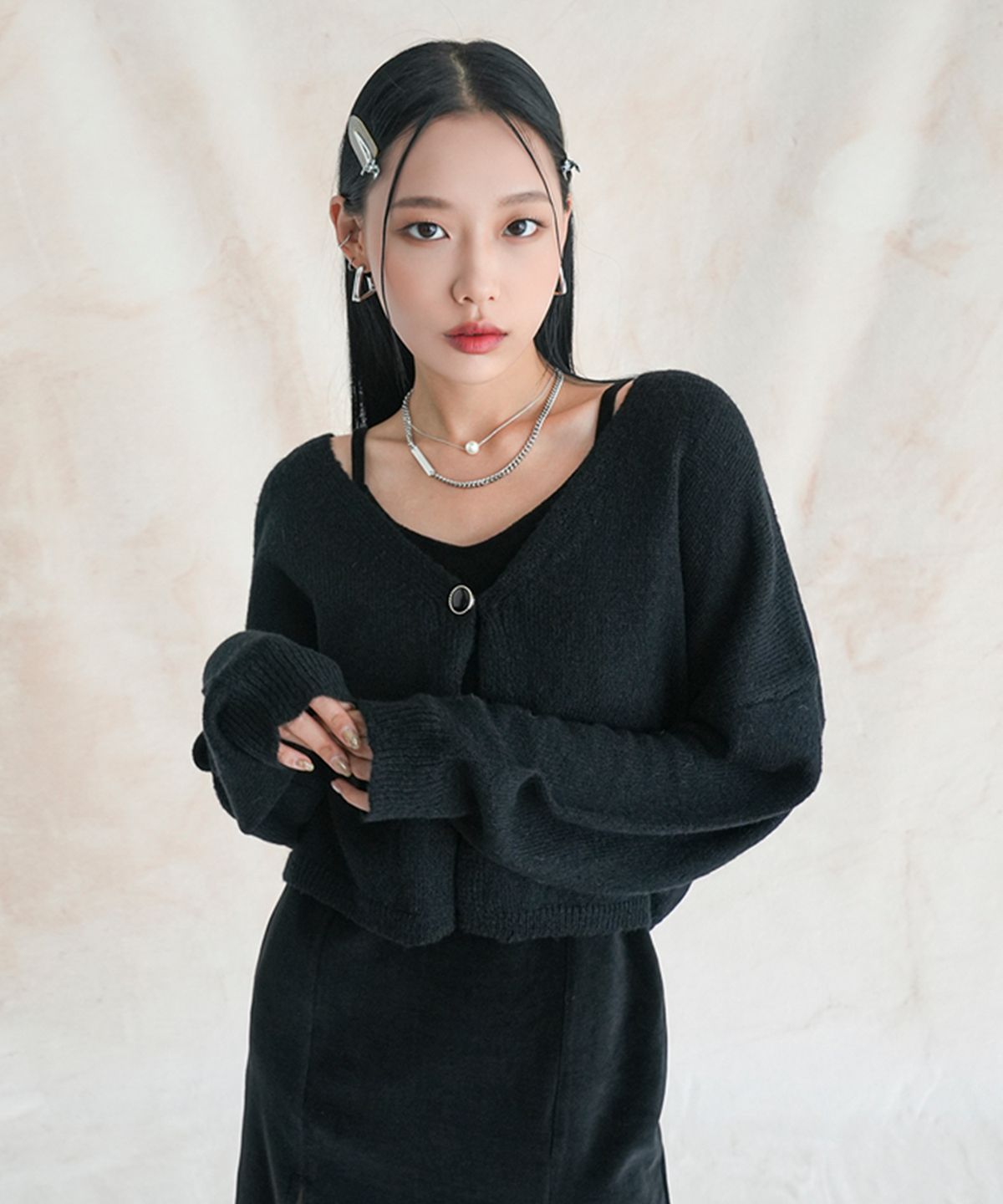 어반드레스(AVANDRESS) One Button Cardigan - 5COL