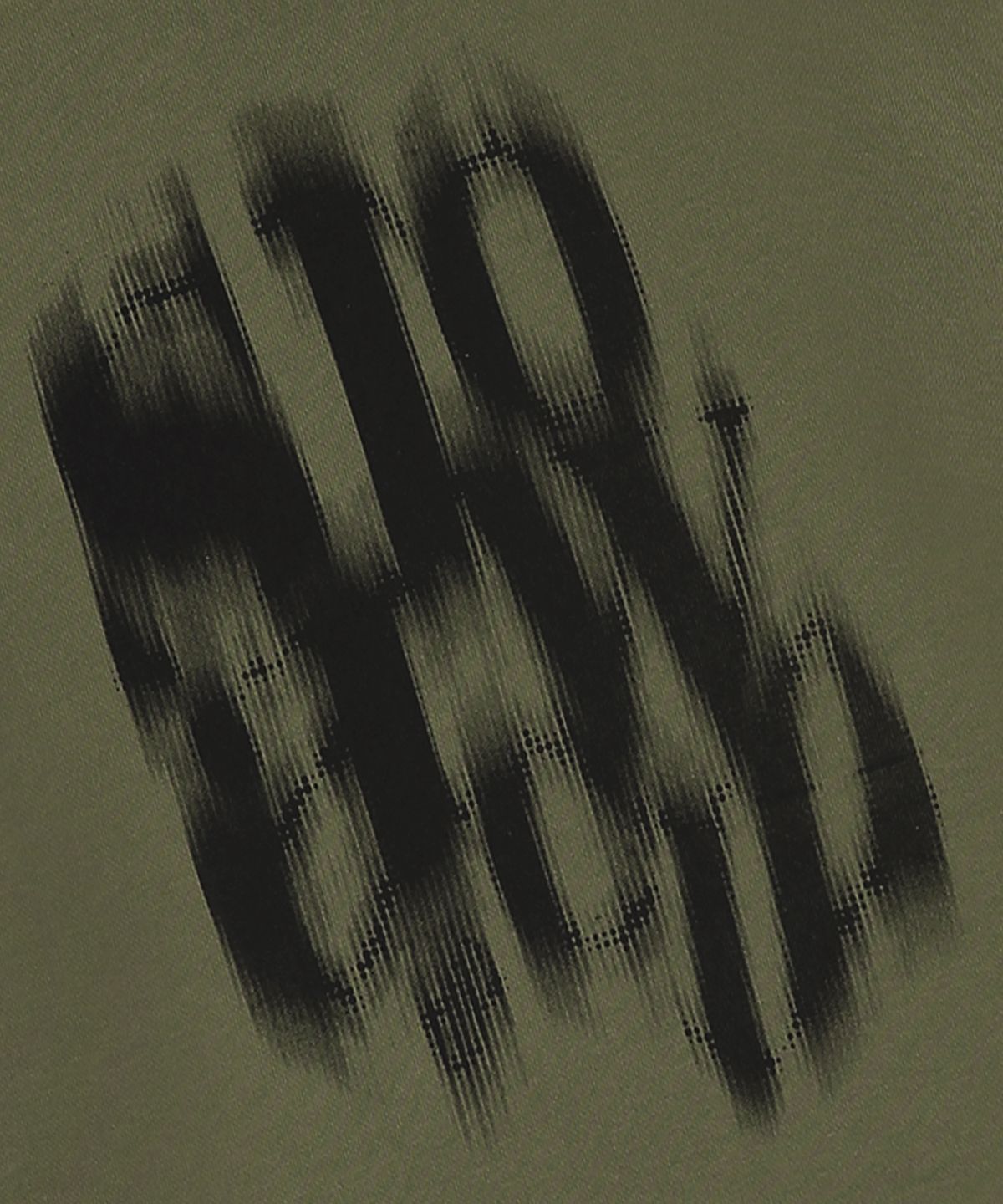 슬로우애시드(SLOWACID) 블러리 로고 스웨트셔츠 [카키]
