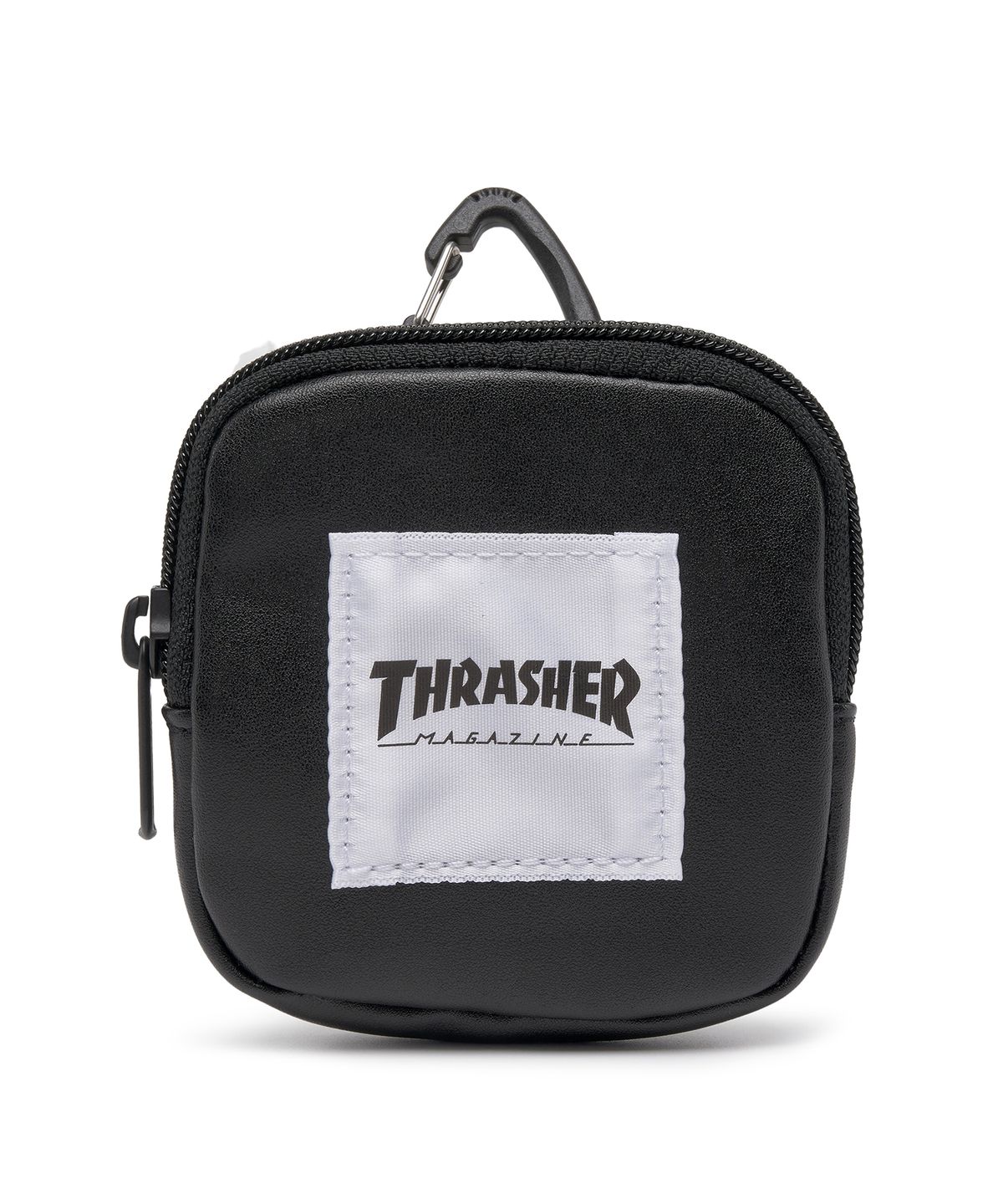 트레셔(THRASHER) 매거진 로고 포켓 백팩 28L 블랙/화이트
