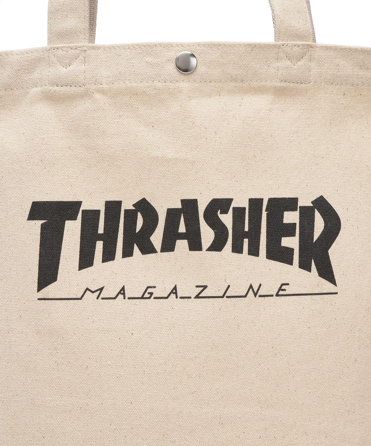 트레셔(THRASHER) 매거진 로고 투웨이 토트백 화이트