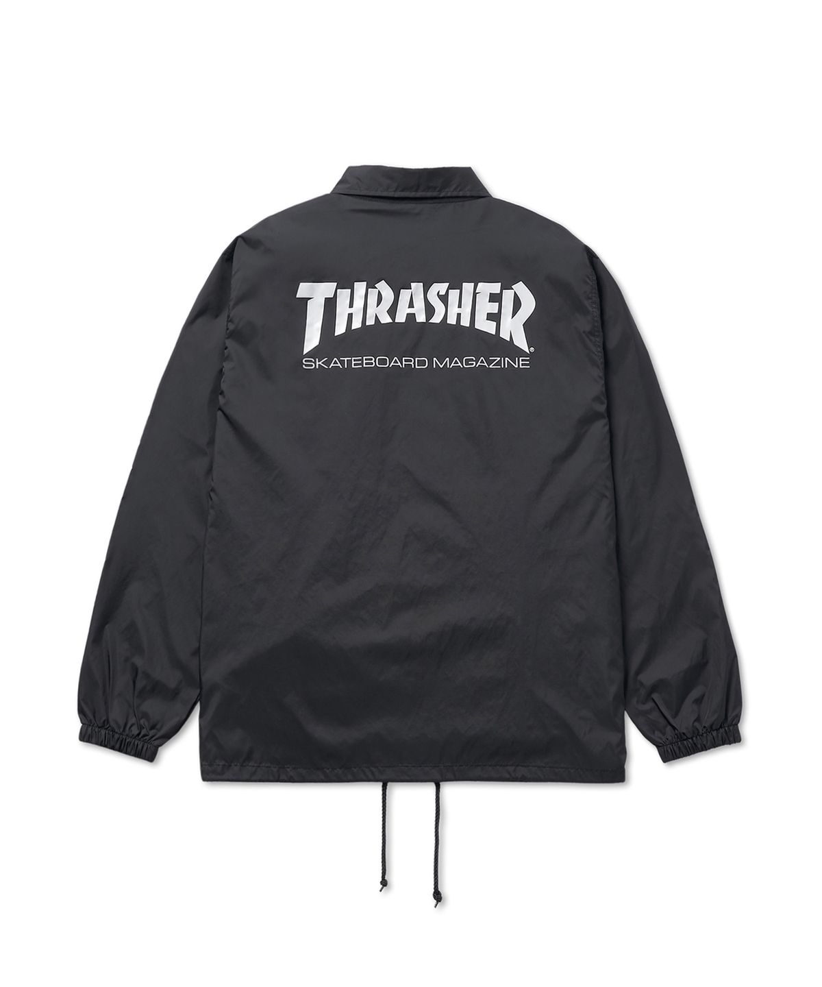 트레셔(THRASHER) 매거진 로고 코치 자켓 블랙
