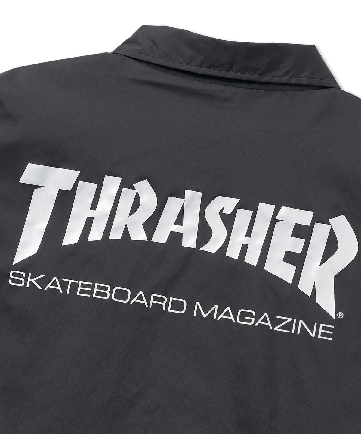 트레셔(THRASHER) 매거진 로고 코치 자켓 블랙