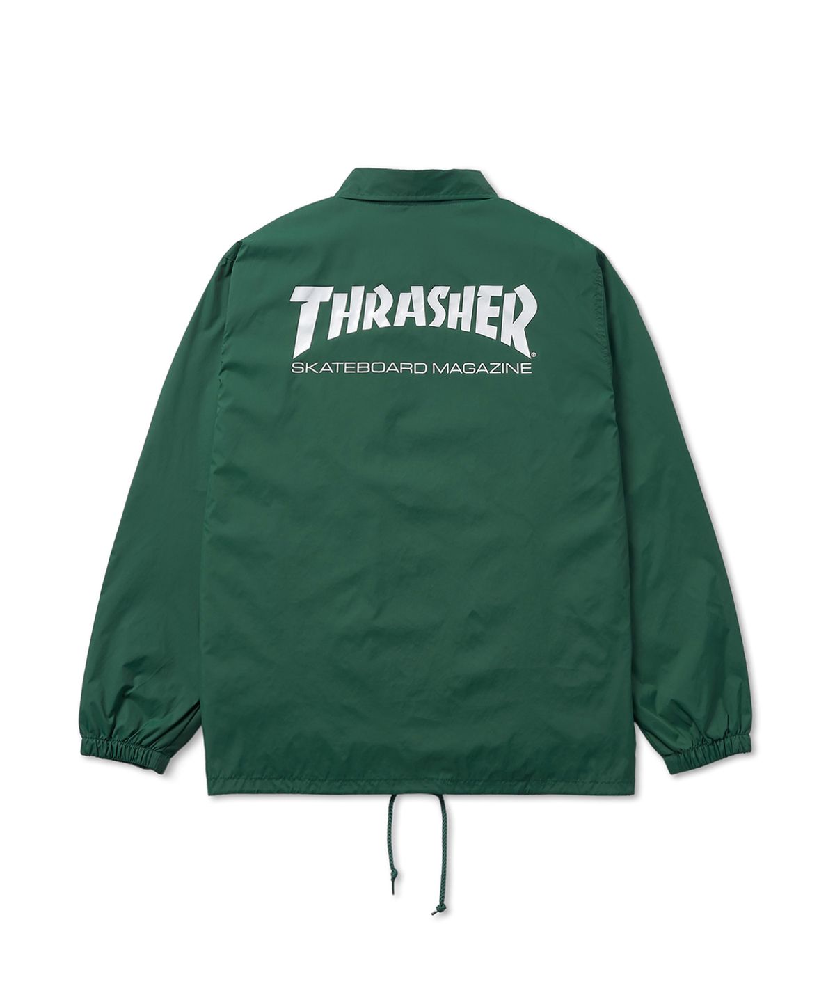 트레셔(THRASHER) 매거진 로고 코치 자켓 그린