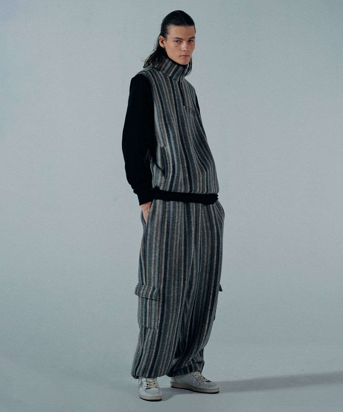 스컬프터(SCULPTOR) Rascal Fleece Cargo Pants Multi Gray