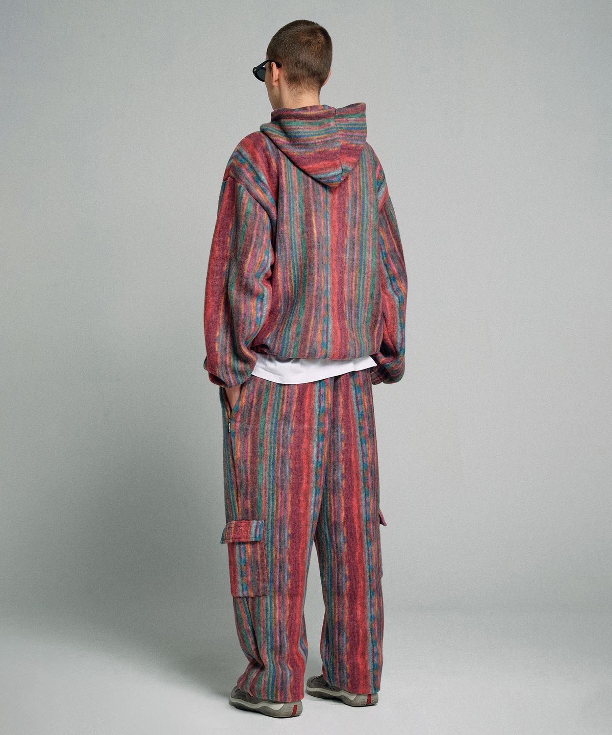 스컬프터(SCULPTOR) Rascal Fleece Cargo Pants Multi Pink