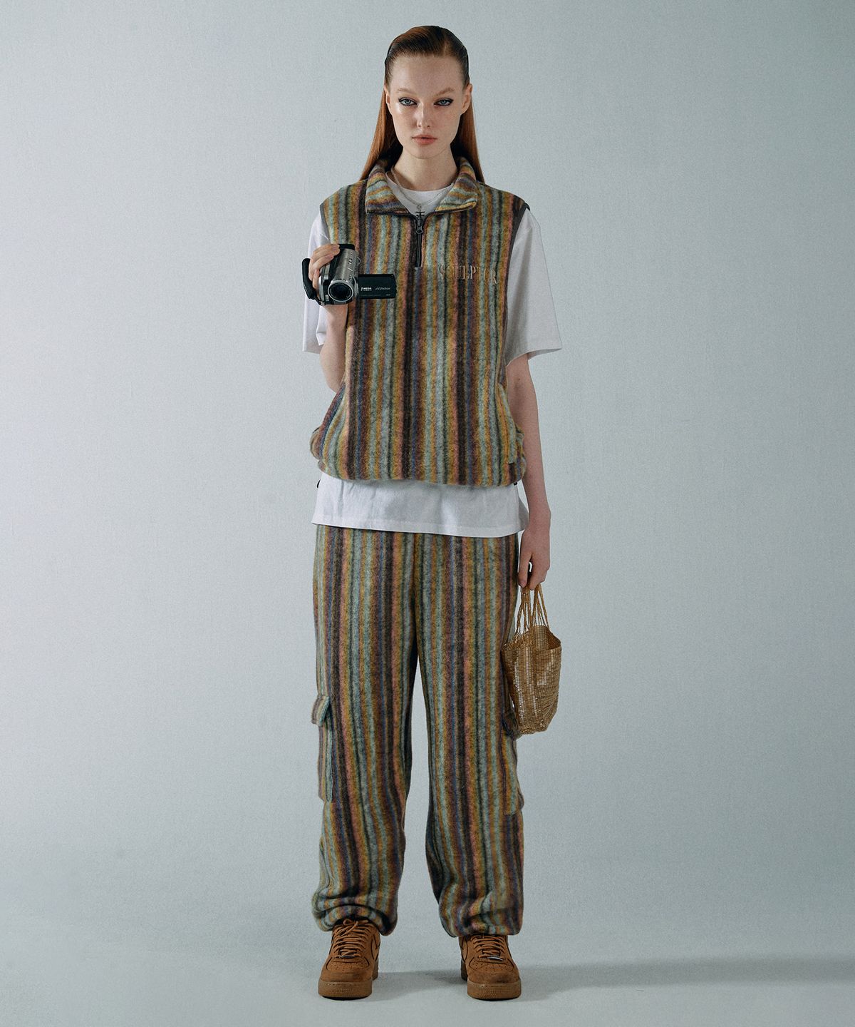 스컬프터(SCULPTOR) Rascal Fleece Cargo Pants Multi Yellow