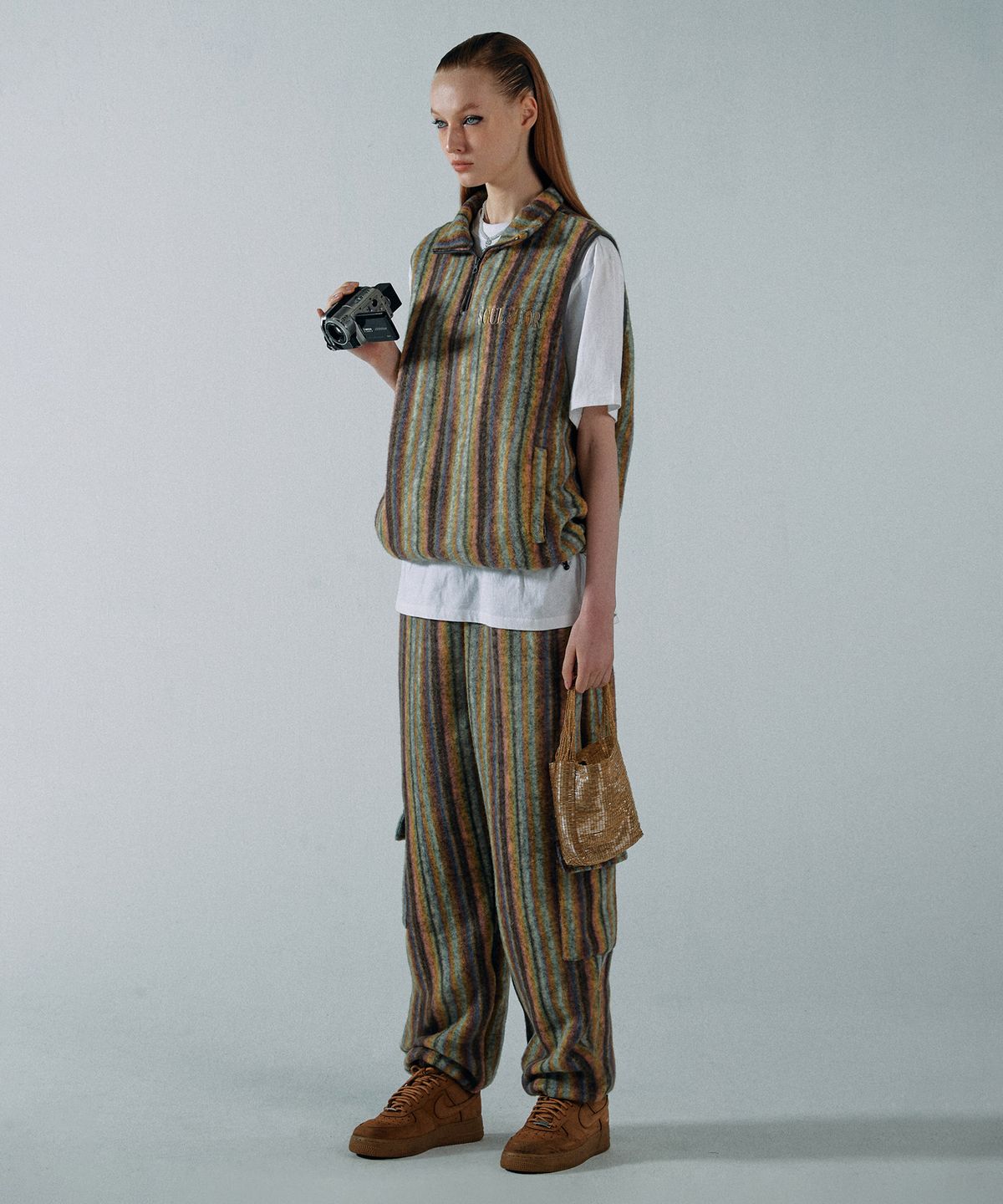 스컬프터(SCULPTOR) Rascal Fleece Cargo Pants Multi Yellow