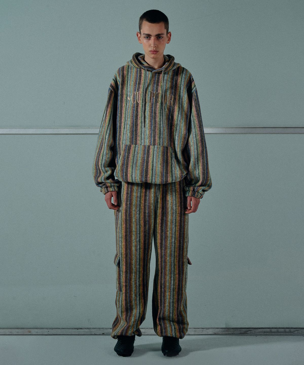 스컬프터(SCULPTOR) Rascal Fleece Cargo Pants Multi Yellow
