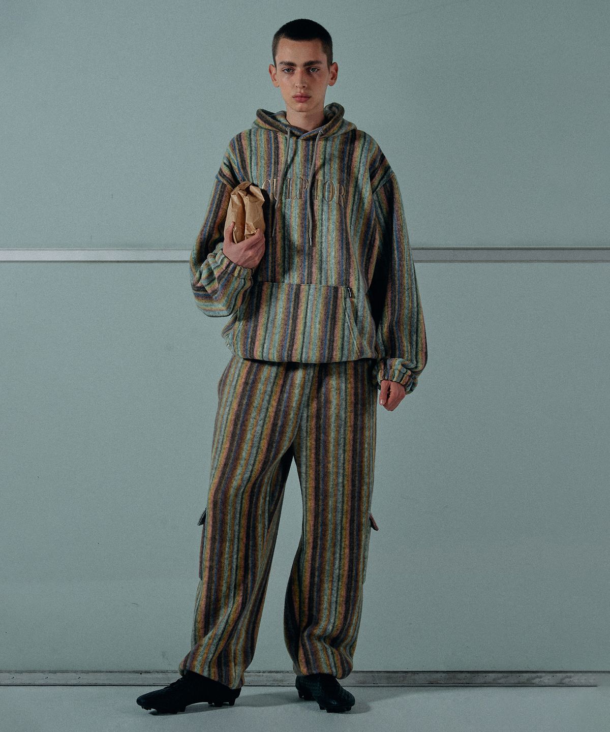 스컬프터(SCULPTOR) Rascal Fleece Cargo Pants Multi Yellow