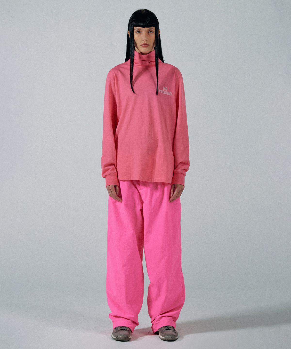 스컬프터(SCULPTOR) No Peeking Turtleneck Pink