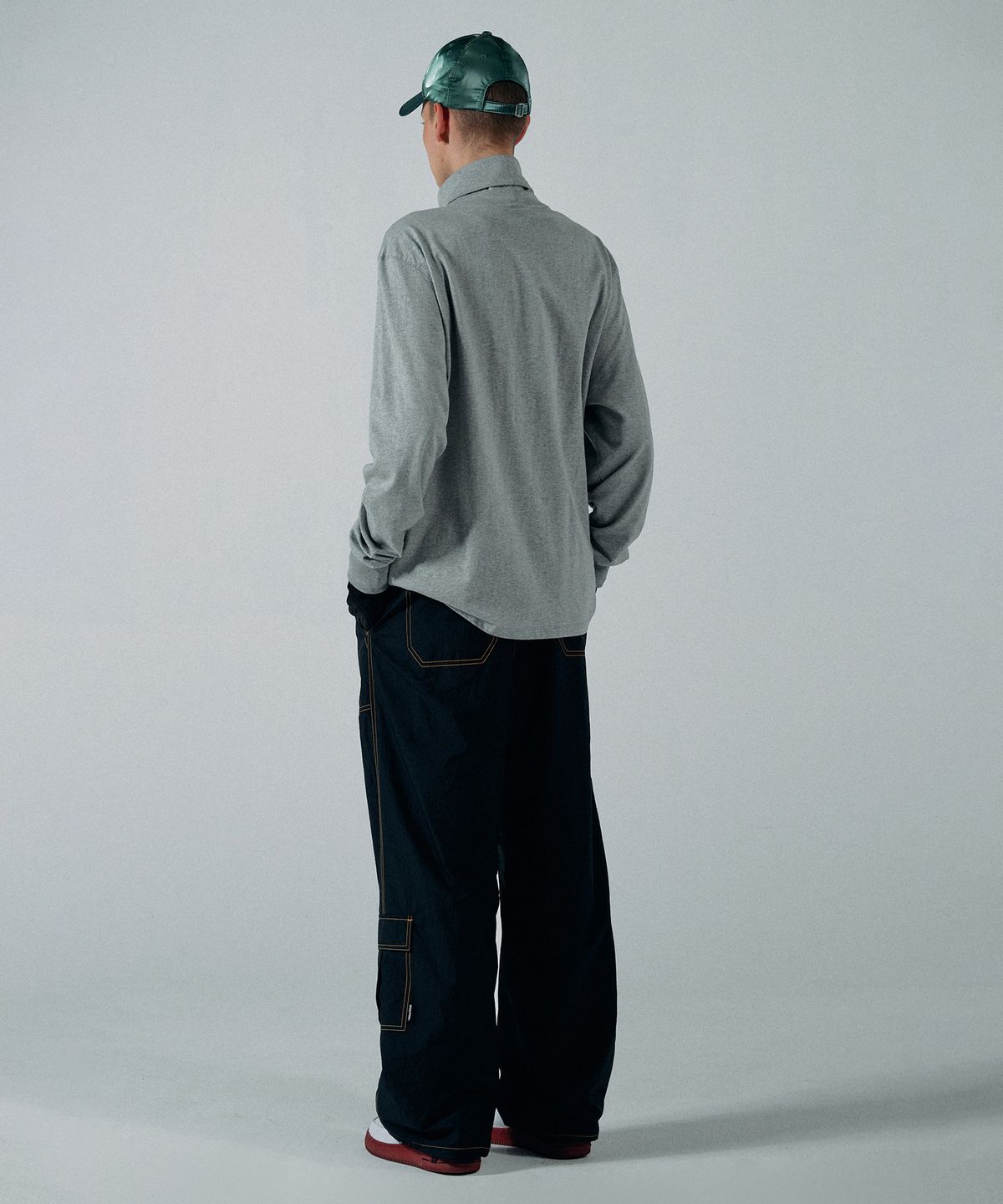 스컬프터(SCULPTOR) No Peeking Turtleneck Melange Gray