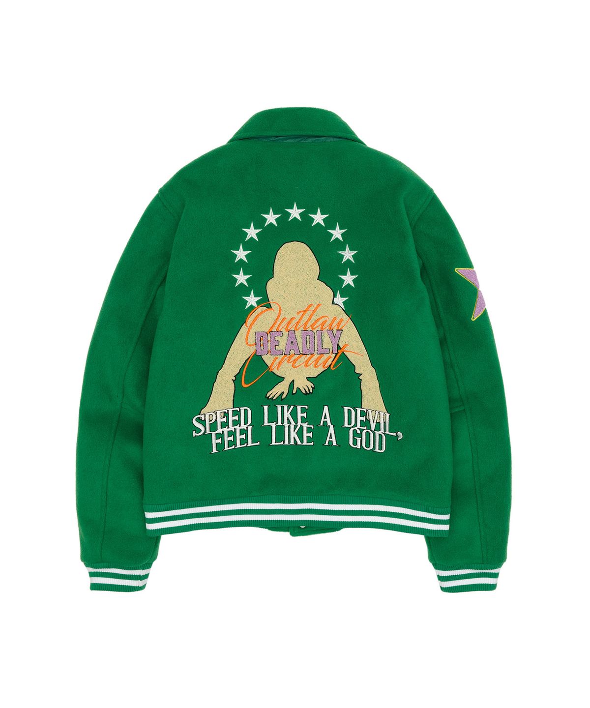 스컬프터(SCULPTOR) Varsity Standard Jacket Green
