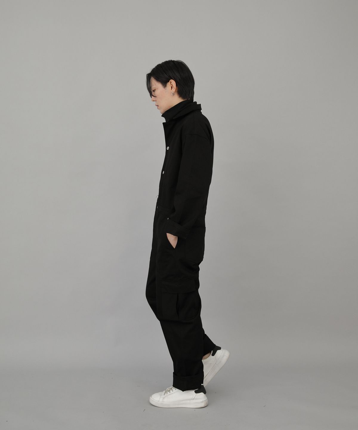 세인트크루(SAINTCREW) 레트로라인 카고 점프슈트 RLC-509 블랙