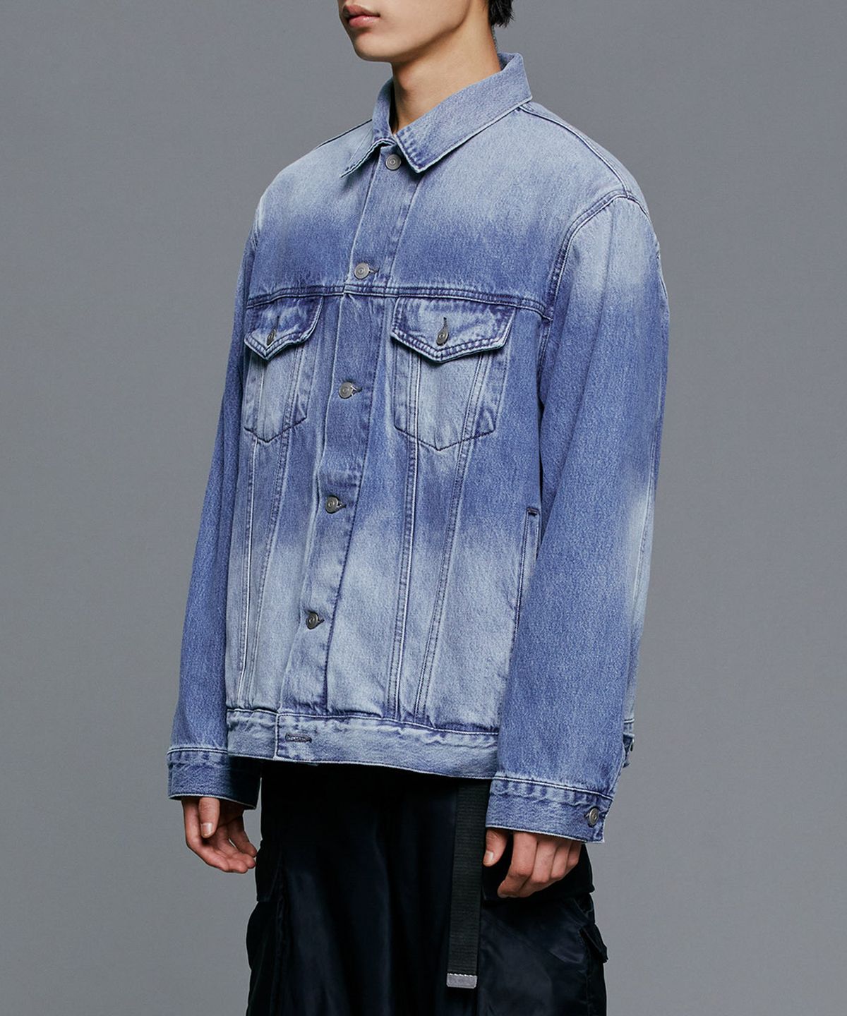 브랜디드(BRANDED) 5003 MAX DENIM TRUCKER JACKET [LIGHT BLUE]