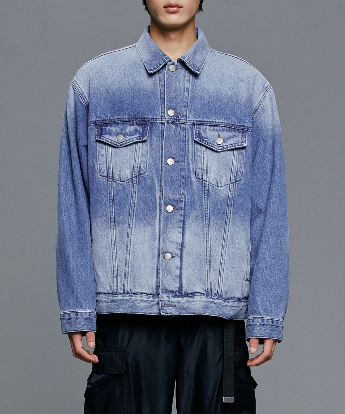 브랜디드(BRANDED) 5003 MAX DENIM TRUCKER JACKET [LIGHT BLUE]