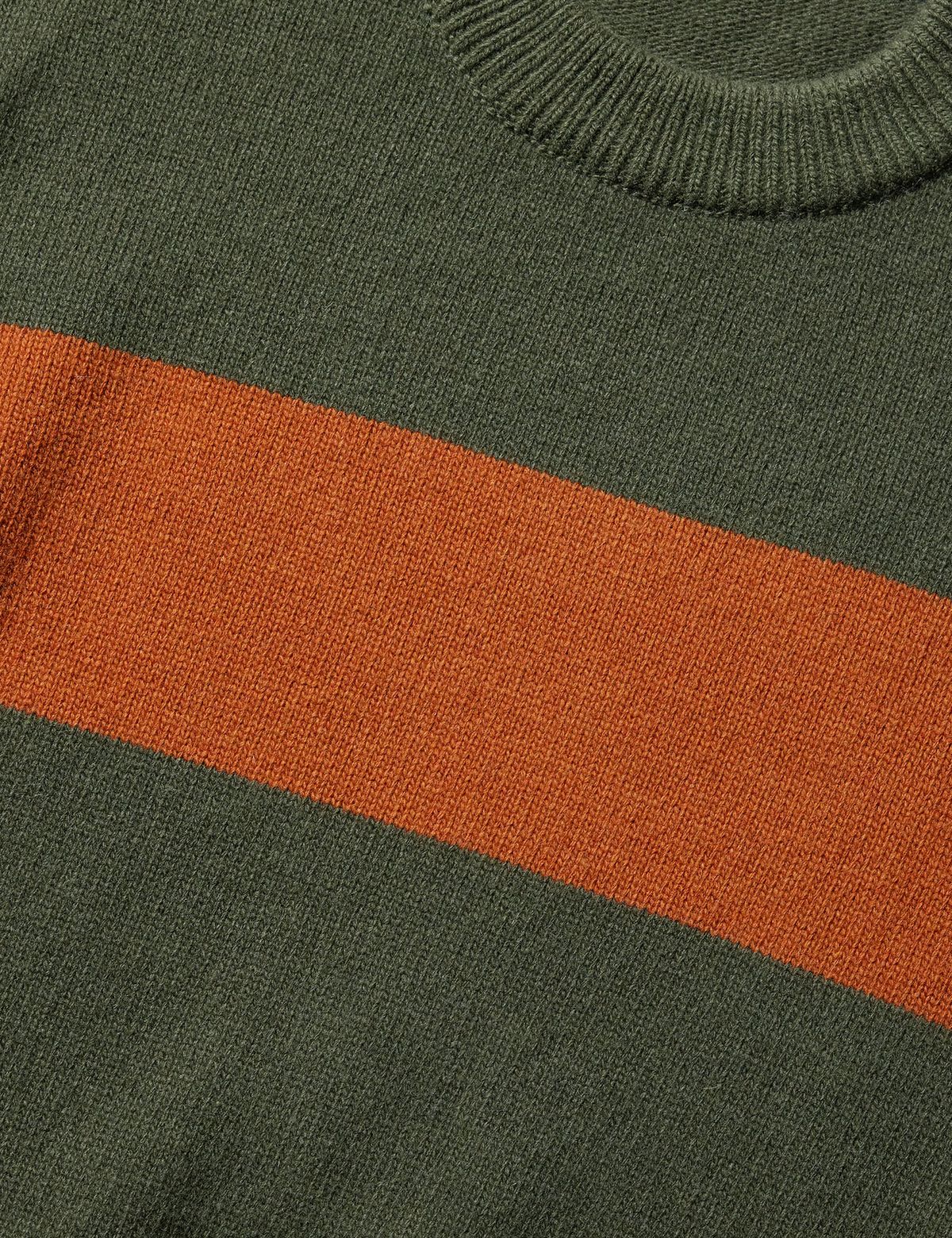 네이머클로딩(NAMERCLOTHING) FISHERMAN WOOL SWEATER OLIVE
