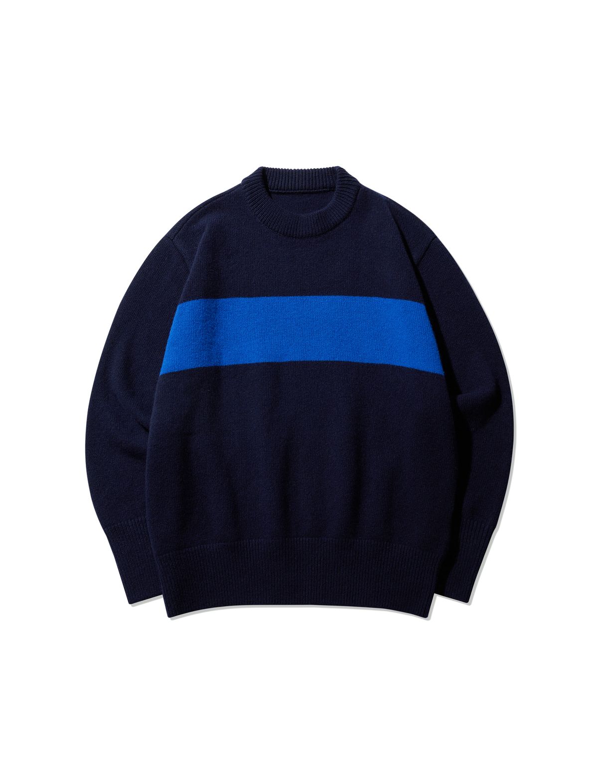 네이머클로딩(NAMERCLOTHING) FISHERMAN WOOL SWEATER NAVY