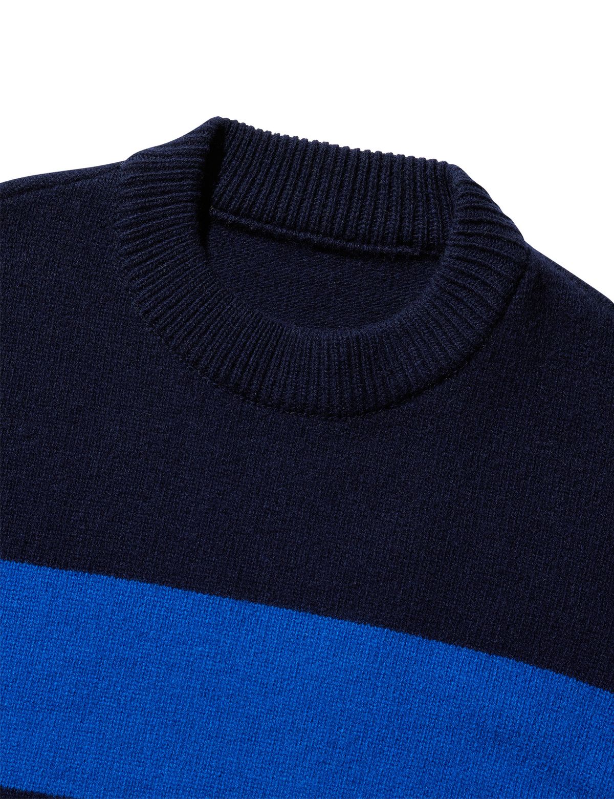 네이머클로딩(NAMERCLOTHING) FISHERMAN WOOL SWEATER NAVY