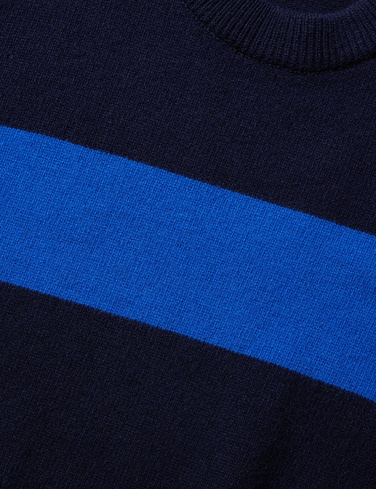 네이머클로딩(NAMERCLOTHING) FISHERMAN WOOL SWEATER NAVY