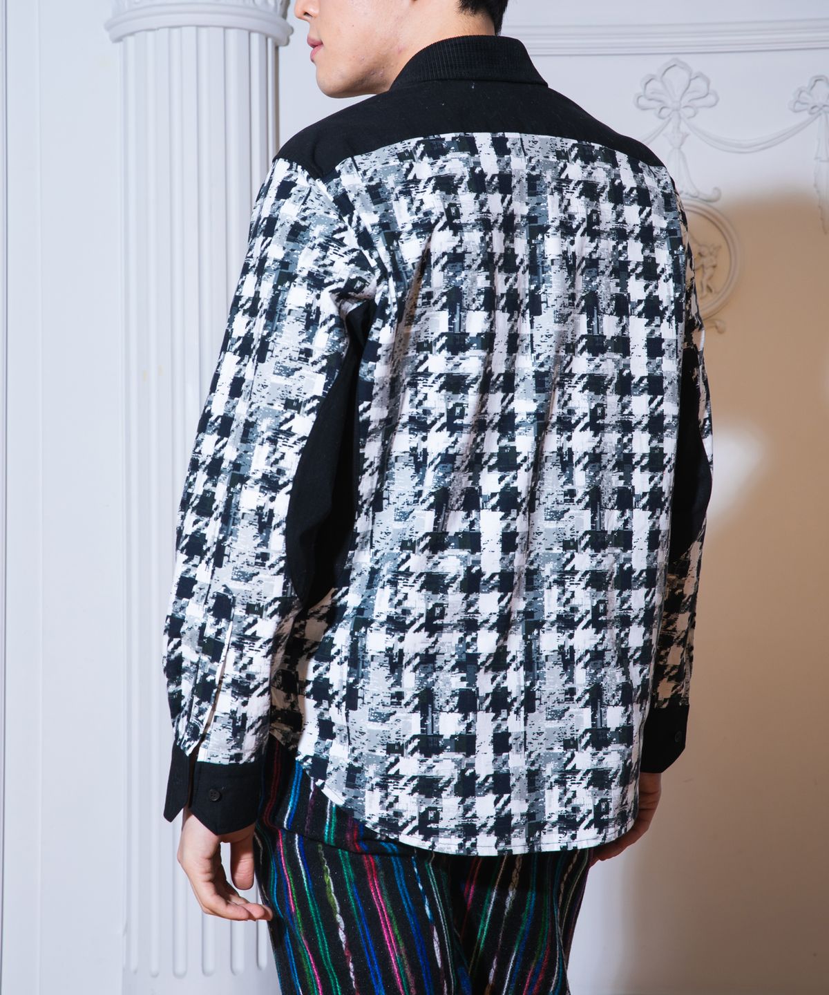 와이쏘씨리얼즈(WHYSOCEREALZ) Glitch Checkmate Shirt
