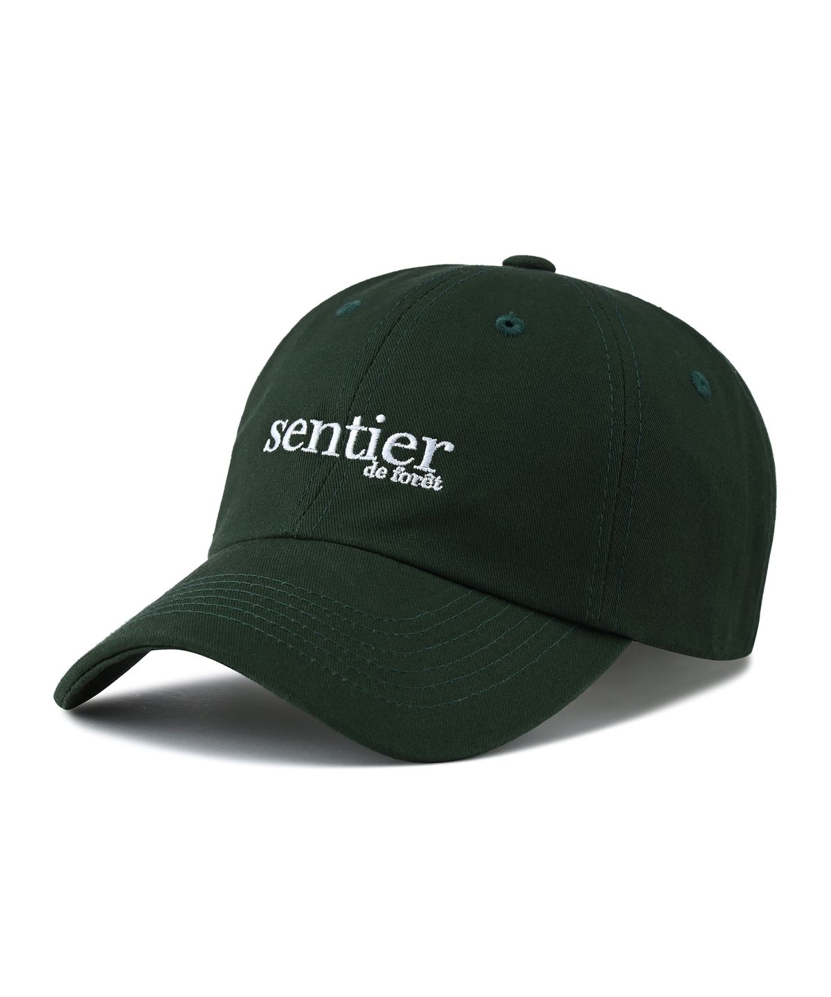 센티에르(SENTIER) 시그니처 레터링 볼캡(딥그린)