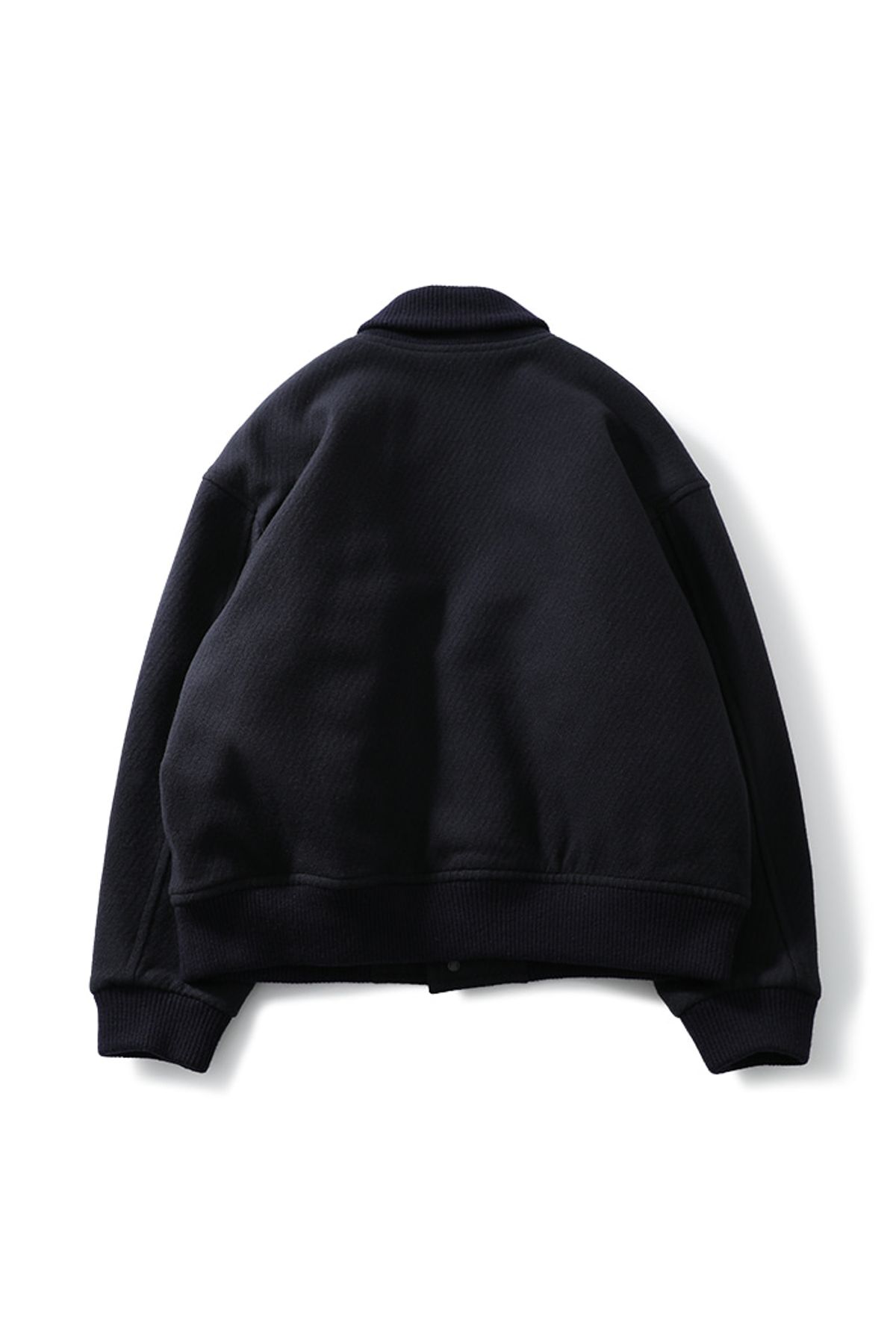 홀리선(HORLISUN) Header Stadium Twill Wool Jacket Navy