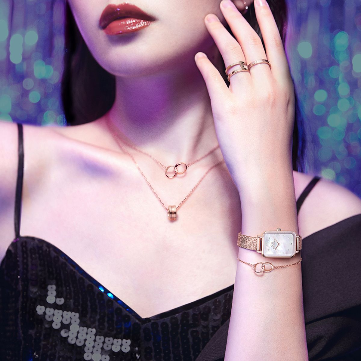 다니엘 웰링턴(DANIEL WELLINGTON) CLASSIC LUMINE RING 3컬러 커플링