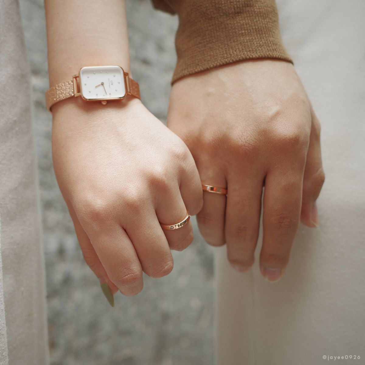다니엘 웰링턴(DANIEL WELLINGTON) CLASSIC LUMINE RING 3컬러 커플링