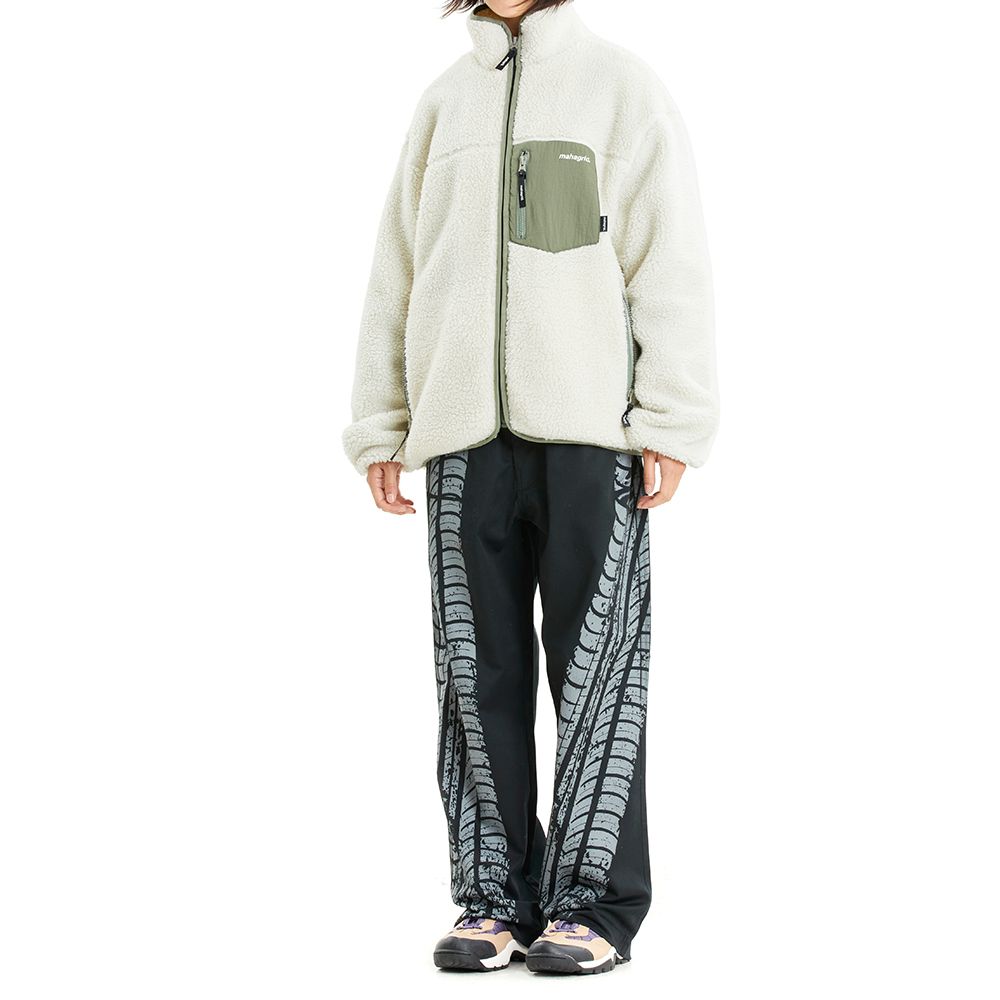 MUSINSA | MAHAGRID SHERPA FLEECE JACKET IVORY(MG2CWMB930A)
