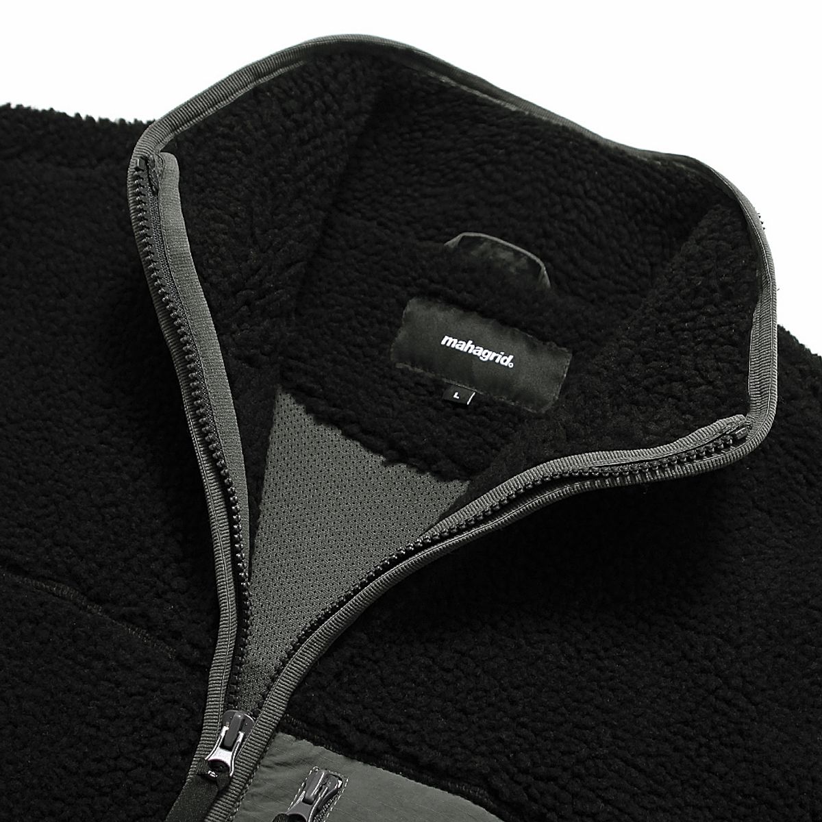 마하그리드(MAHAGRID) SHERPA FLEECE JACKET BLACK(MG2CWMB930A)