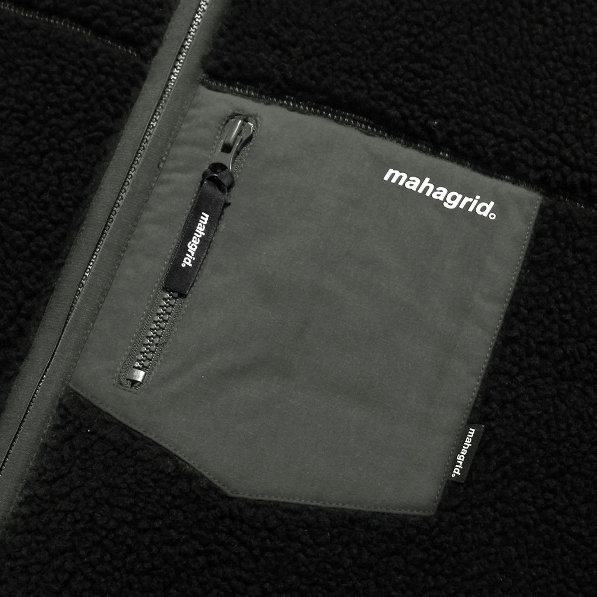 마하그리드(MAHAGRID) SHERPA FLEECE JACKET BLACK(MG2CWMB930A)