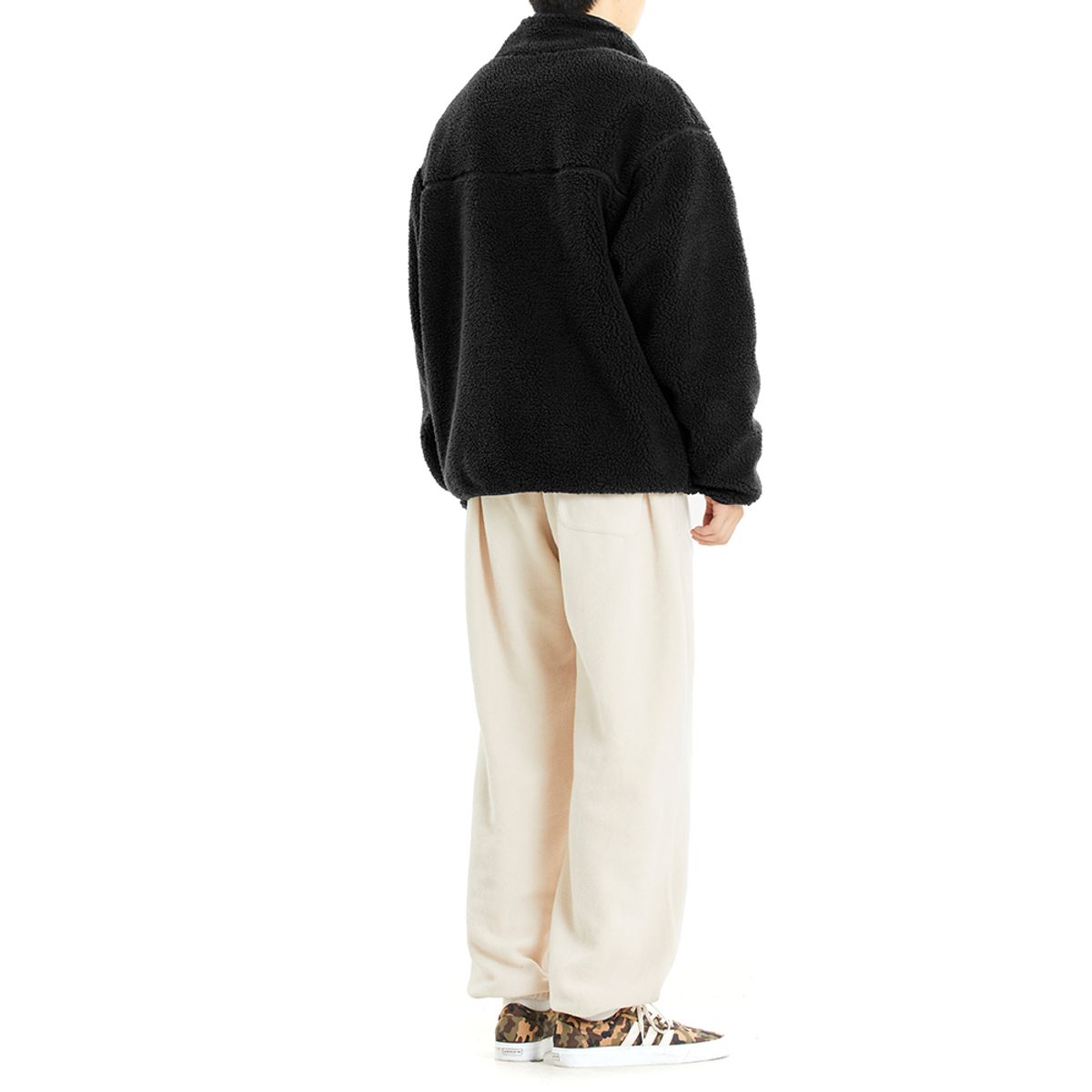 마하그리드(MAHAGRID) SHERPA FLEECE JACKET BLACK(MG2CWMB930A)