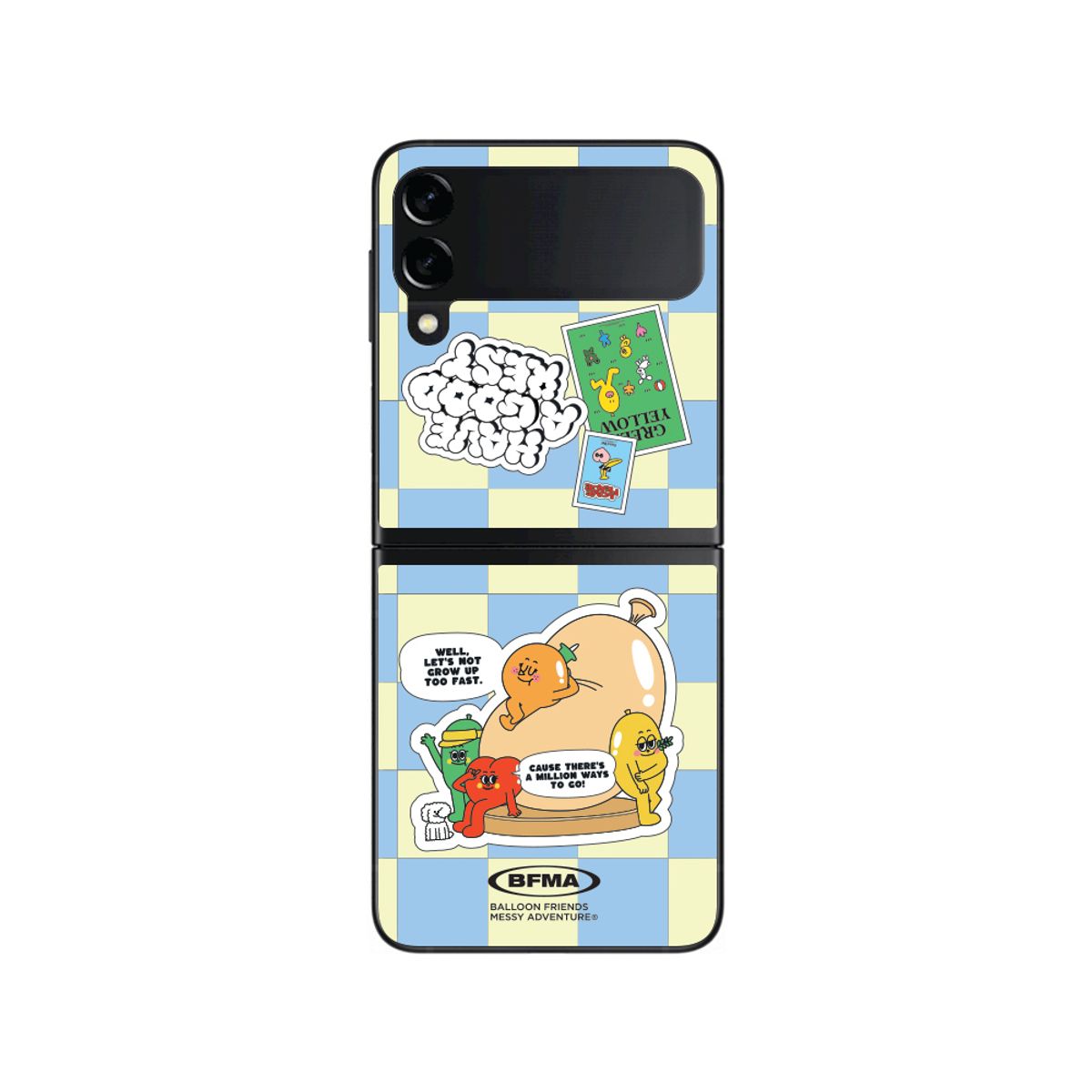 벌룬프렌즈(BALLOON FRIENDS) 갤럭시 Z플립 젤하드 폰케이스 GR 헤브어굿레스트