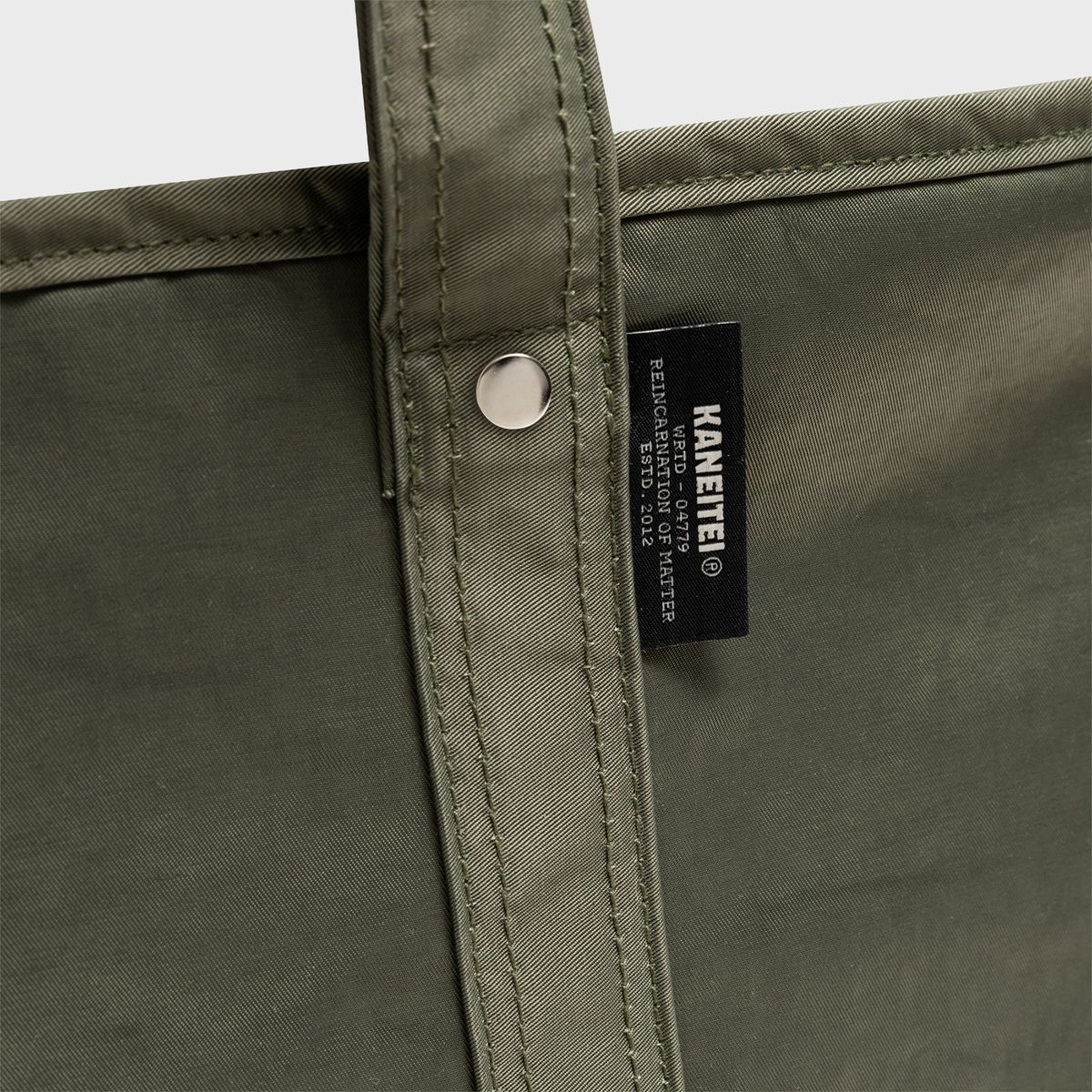 카네이테이(KANEITEI) OHIO TOTE BAG (OLIVE DRAB) / RECYCLED