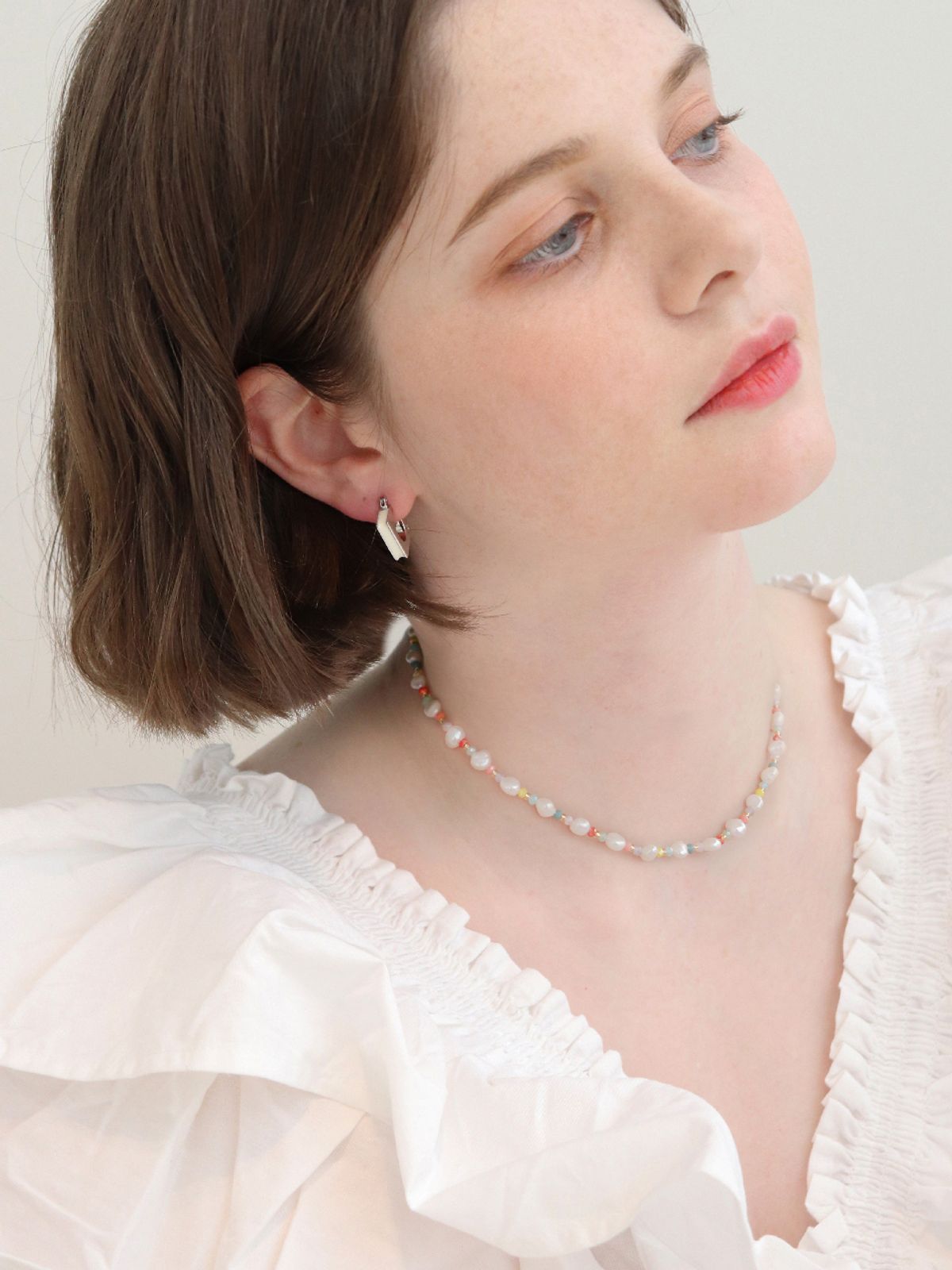 리타모니카(RITA MONICA) VIVID BEAD PEARL NECKLACE L