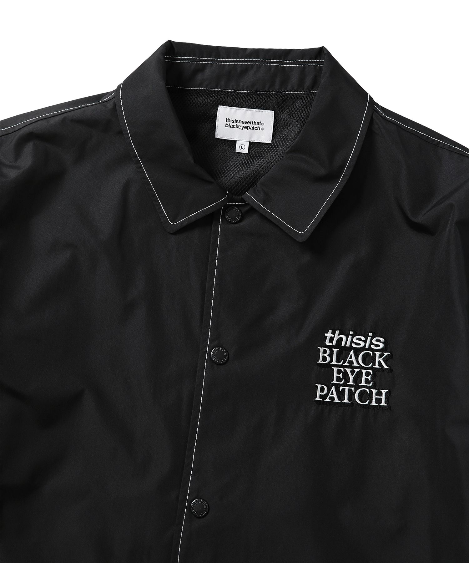 MUSINSA公式 | thisisneverthat BEP x TNT Coach Jacket Black