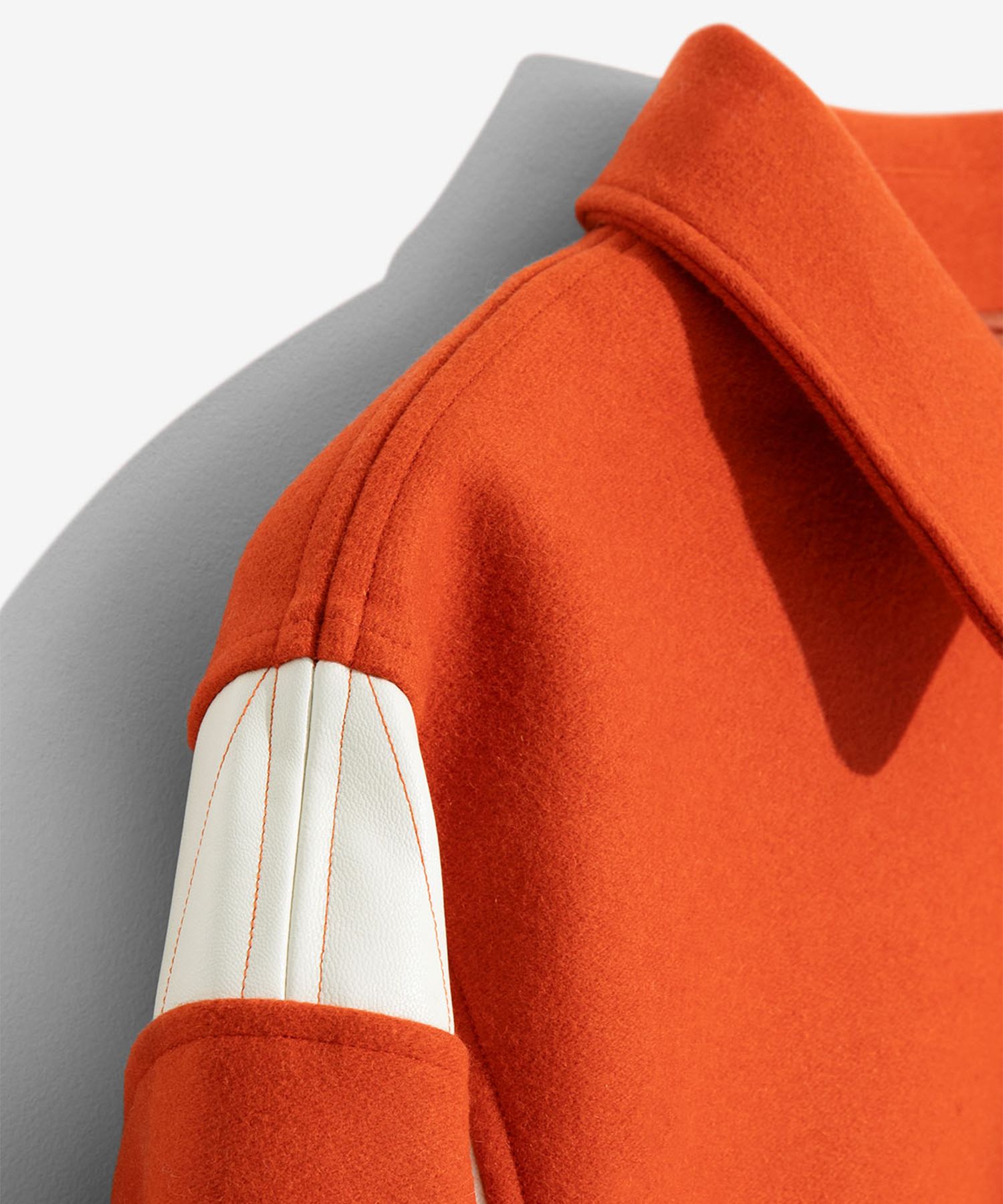 MUSINSA | BIRTHDAYSUIT STADIUM JACKET (ORANGE)