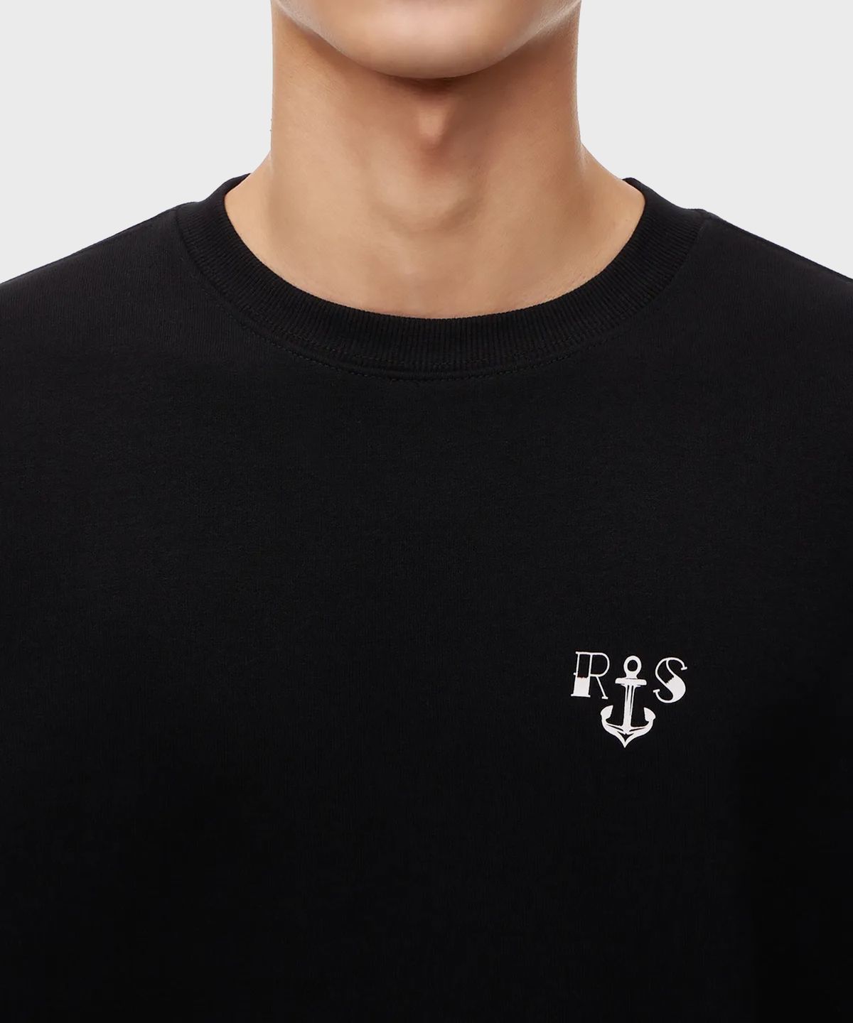 디키즈(DICKIES) 로니 샌도발 플리스 풀오버 크루넥 Black