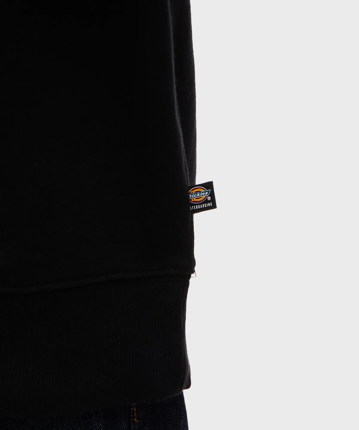 디키즈(DICKIES) 로니 샌도발 플리스 풀오버 크루넥 Black