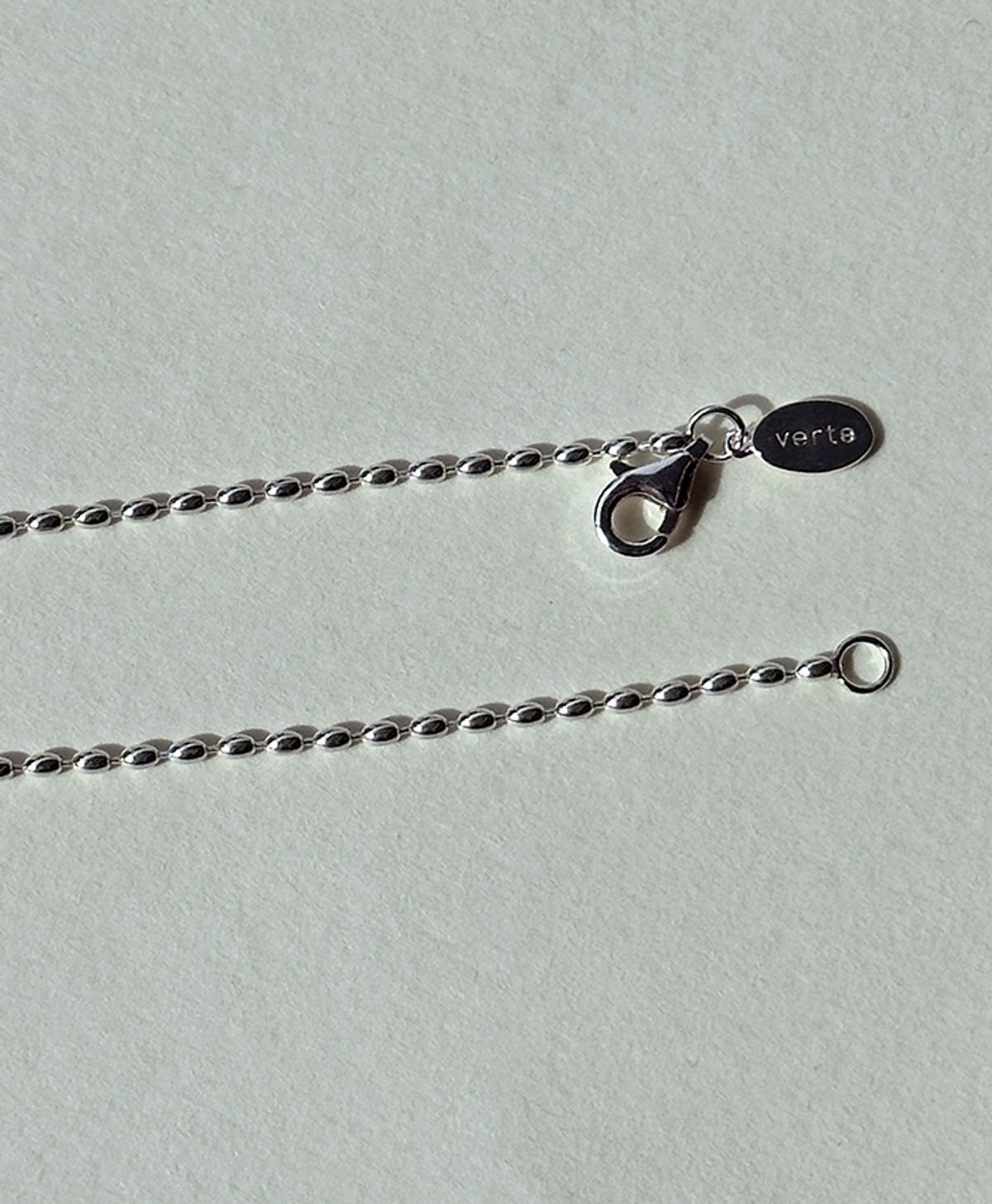 베흐트(VERTE) [Mens][925 silver] Un.silver.101 / mini rizi necklace