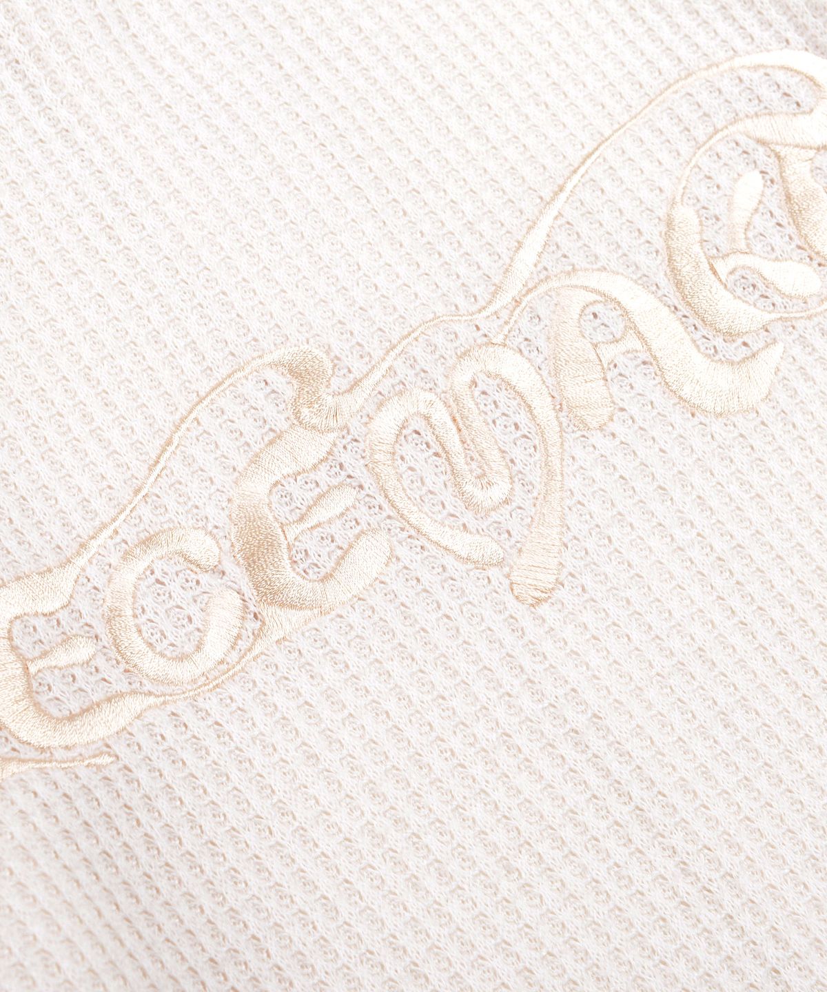 피스메이커(PIECE MAKER) ETHNIC WAFFLE KNIT ZIP UP (IVORY)