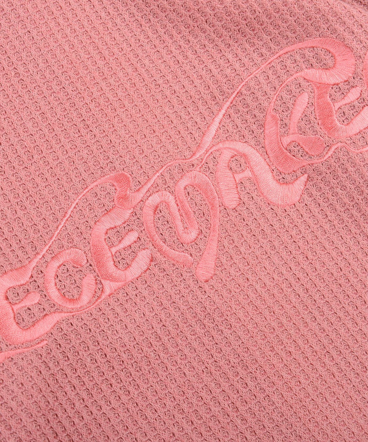 피스메이커(PIECE MAKER) ETHNIC WAFFLE KNIT ZIP UP (PINK)