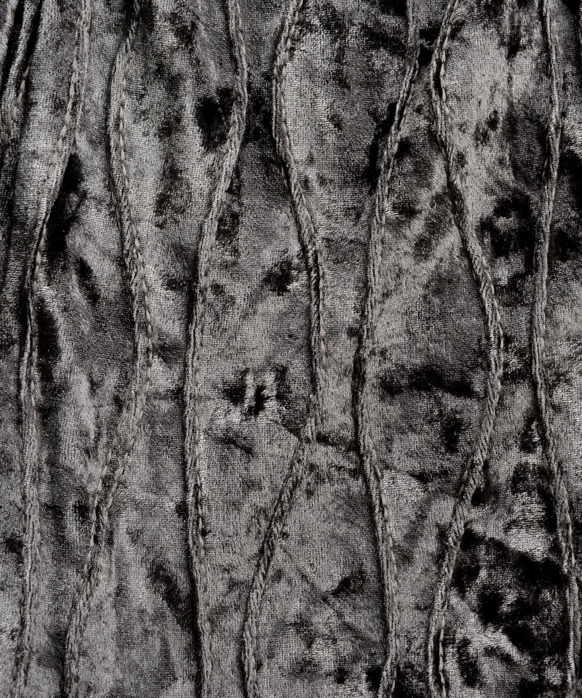 피스메이커(PIECE MAKER) VELVET WAVE STITCH BOOTS PANTS (CHARCOAL)