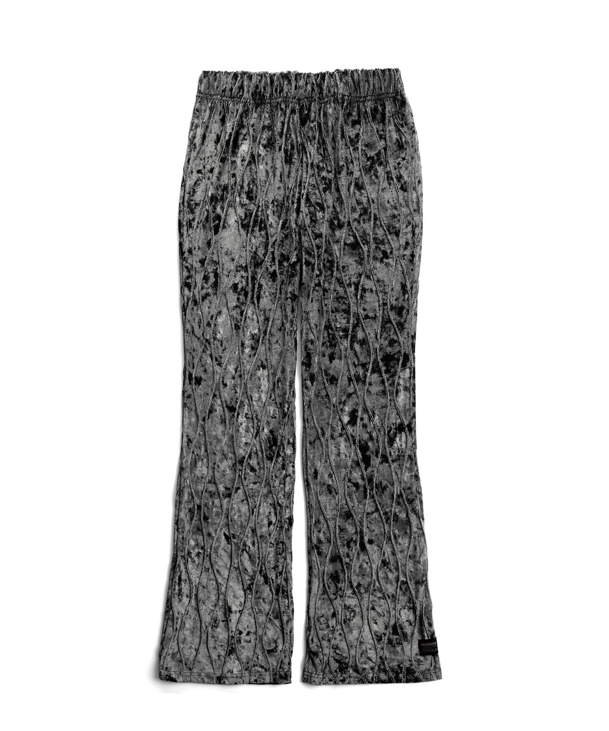 피스메이커(PIECE MAKER) VELVET WAVE STITCH BOOTS PANTS (CHARCOAL)