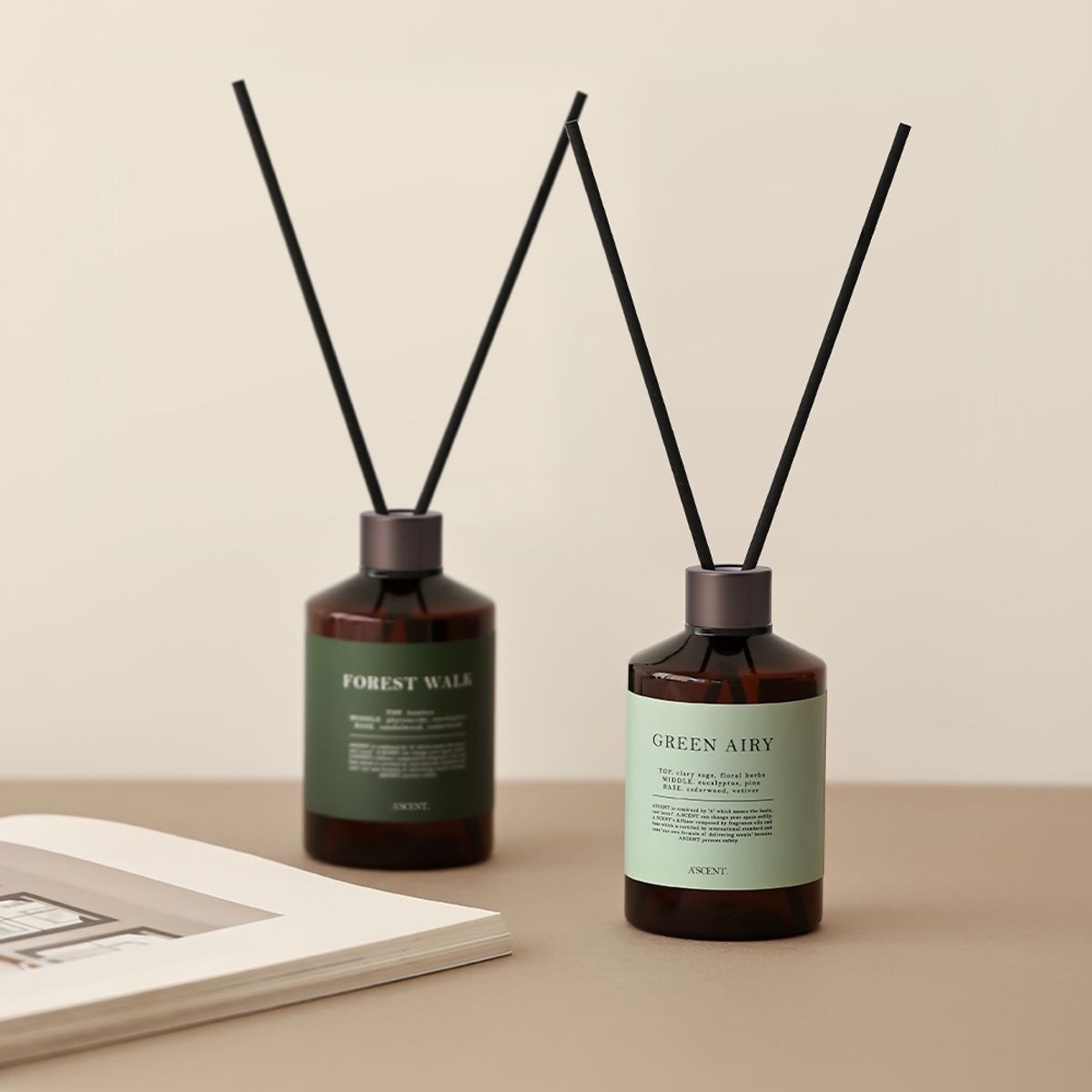 에이센트(A'SCENT) 실속형 디퓨저 200ml 3구 세트