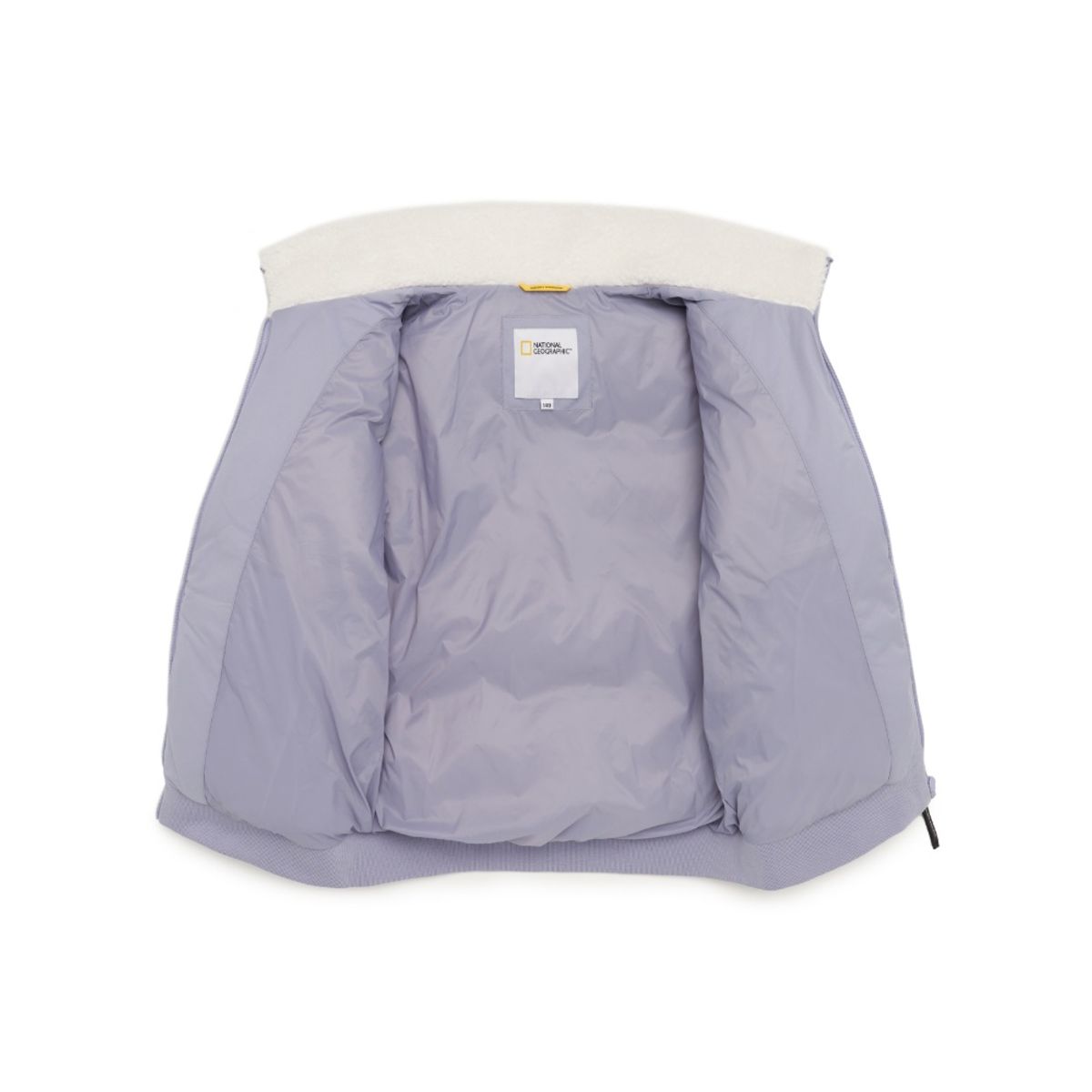 내셔널지오그래픽 키즈(NATIONAL GEOGRAPHIC KIDS) 내셔널지오그래픽 K224GDW820 키즈 여아 숏 다운 점퍼 GREYISH BLUE